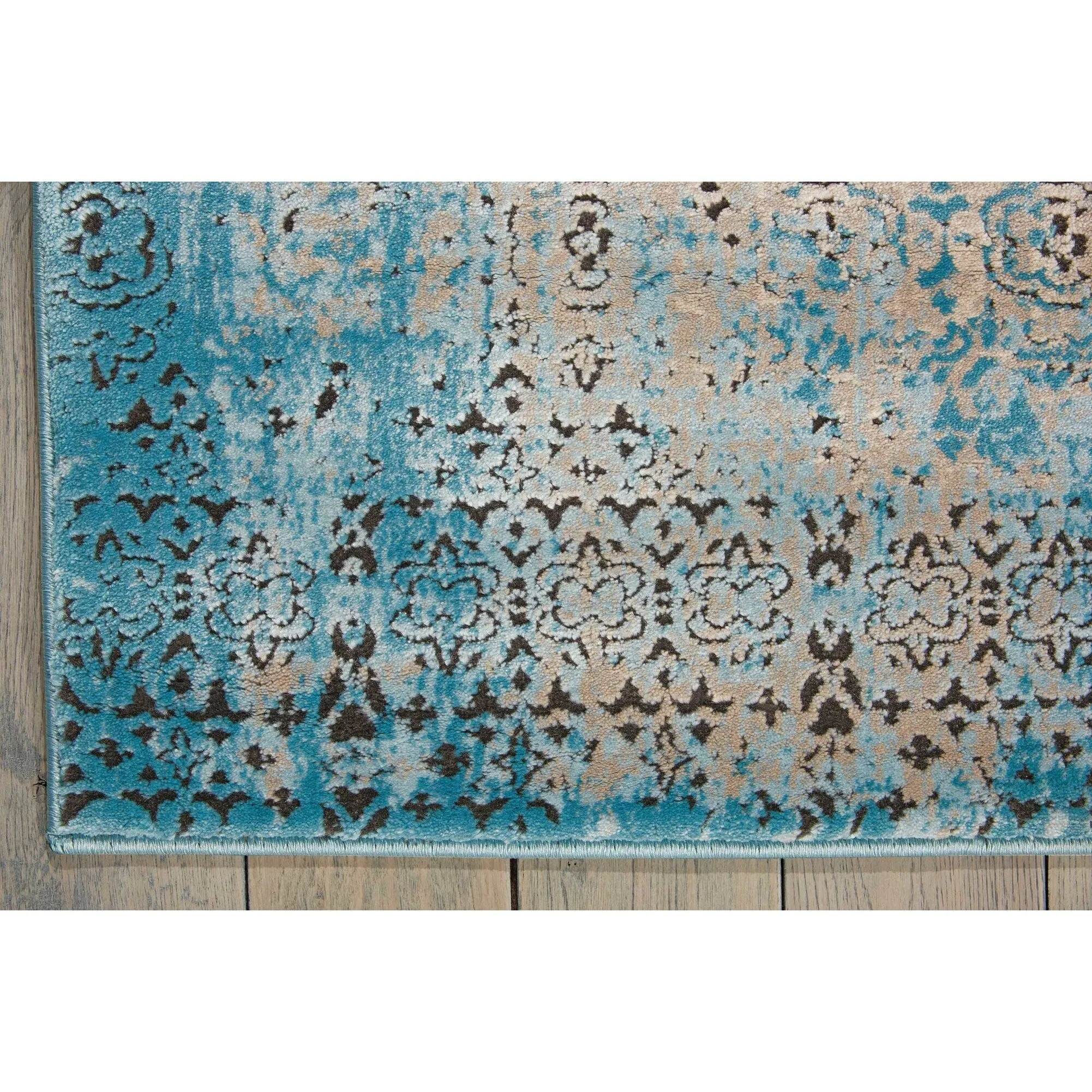 Nourison Karma Over-Dyed Distressed Vintage Abstract Area Rug
