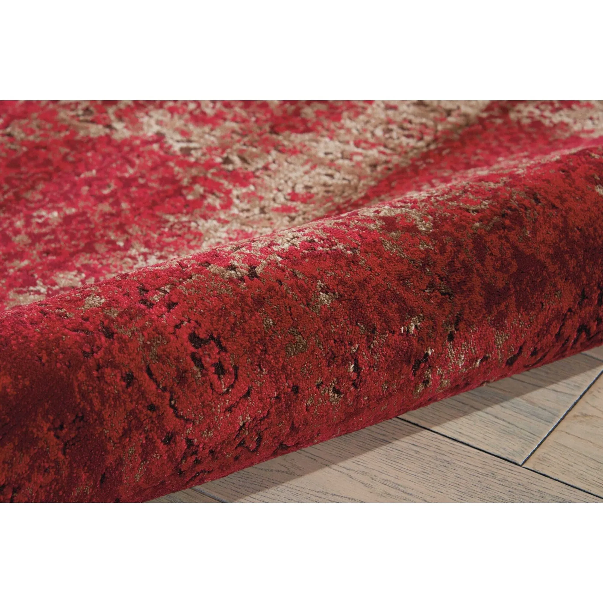 Nourison Karma Over-Dyed Distressed Vintage Abstract Area Rug