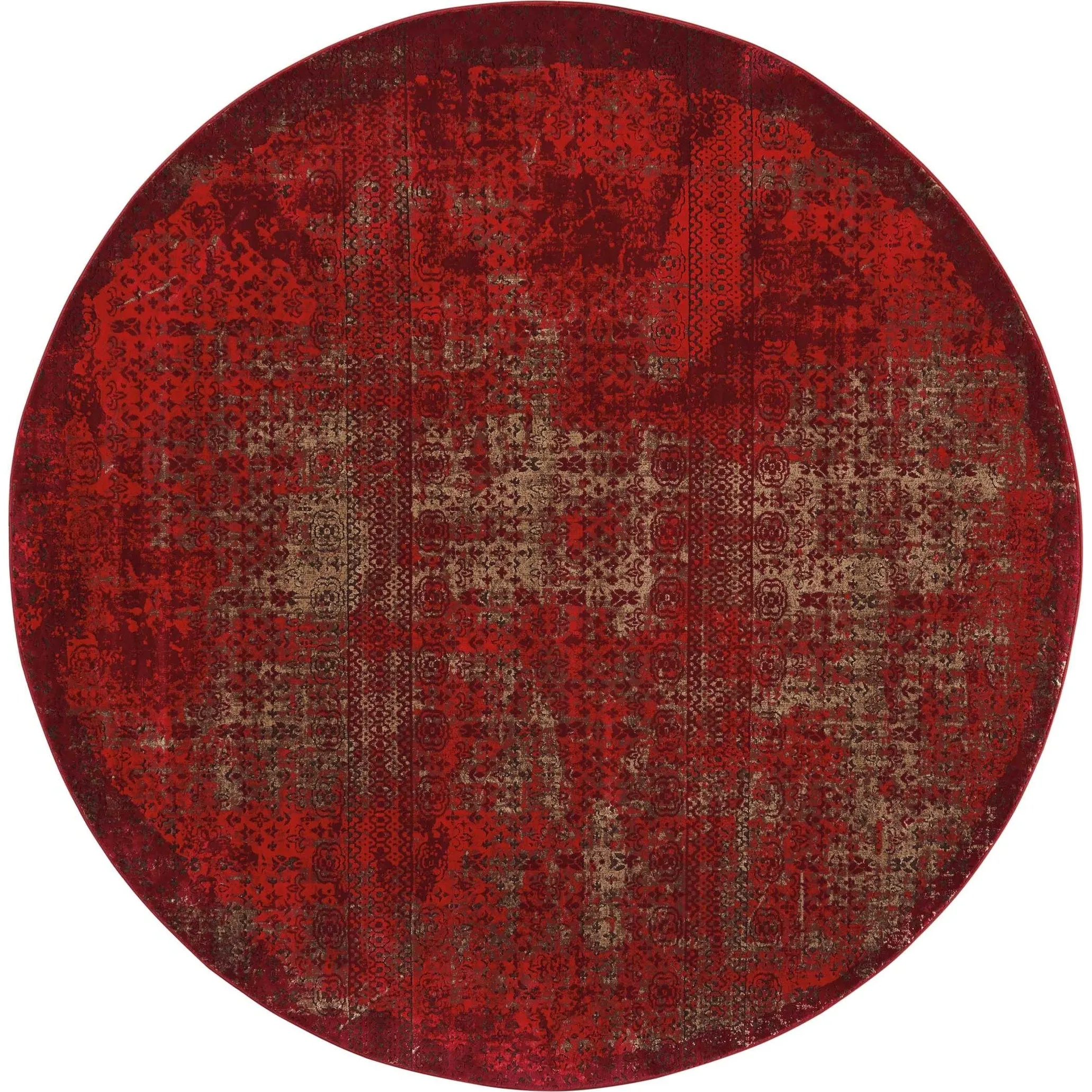 Nourison Karma Over-Dyed Distressed Vintage Abstract Area Rug