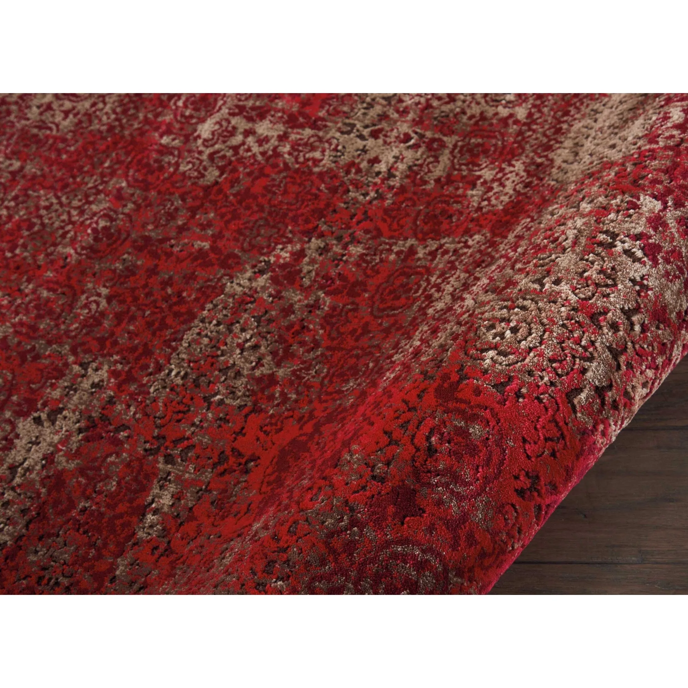 Nourison Karma Over-Dyed Distressed Vintage Abstract Area Rug