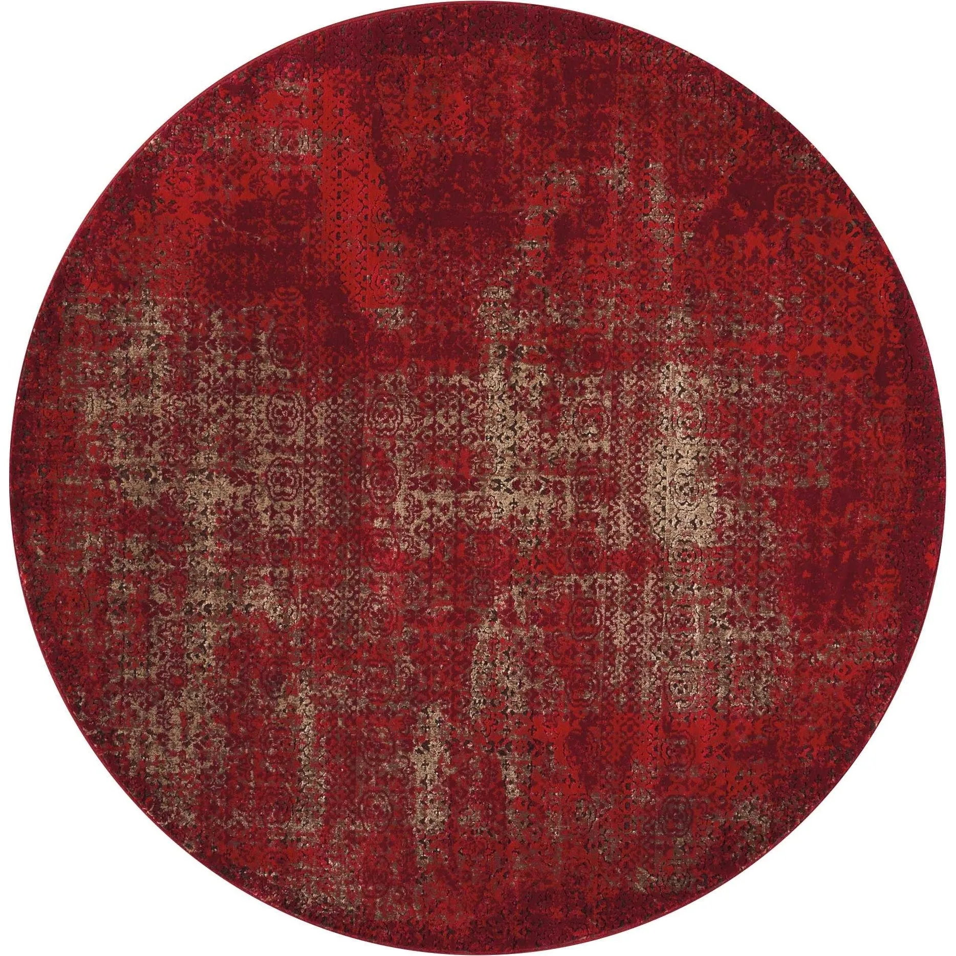 Nourison Karma Over-Dyed Distressed Vintage Abstract Area Rug