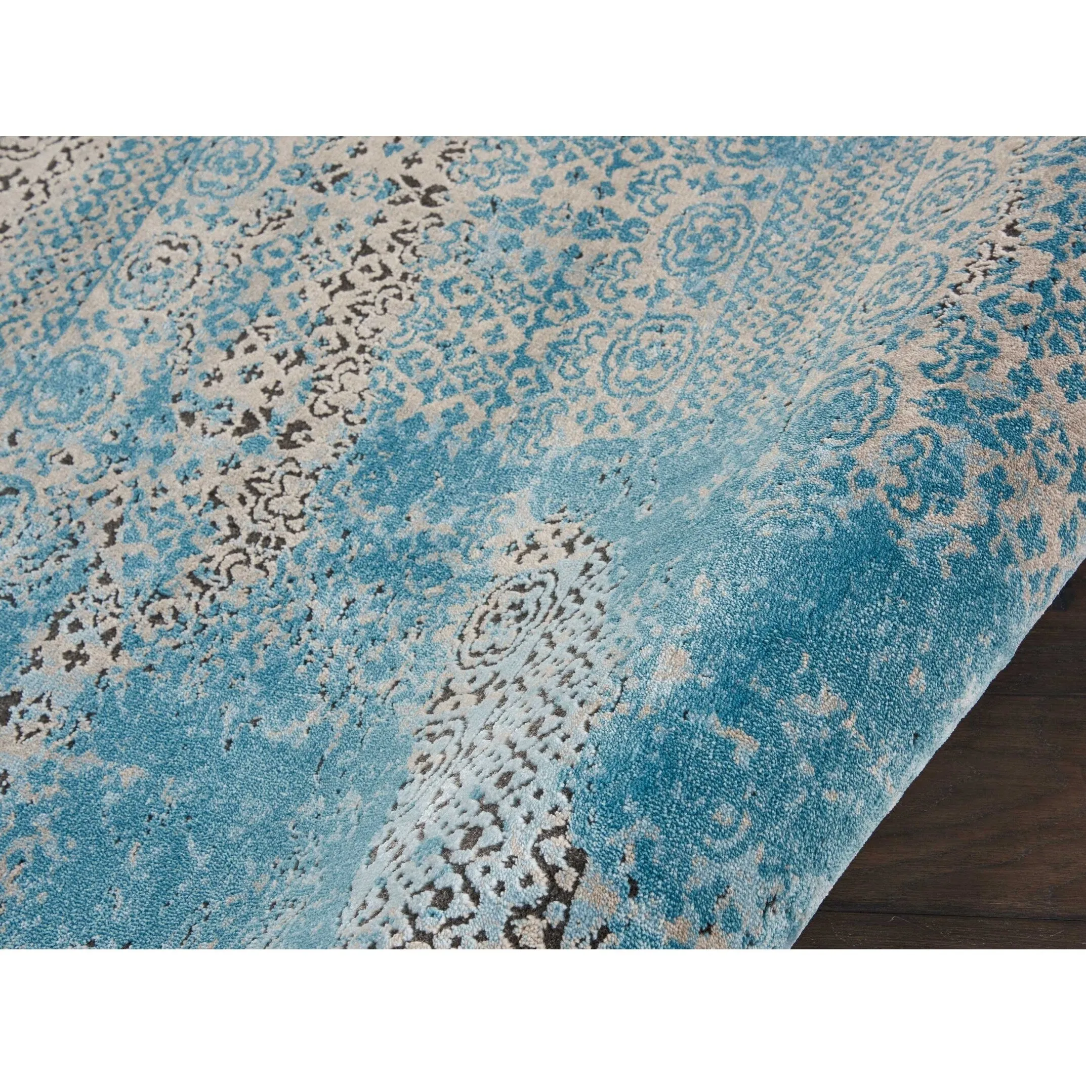 Nourison Karma Over-Dyed Distressed Vintage Abstract Area Rug