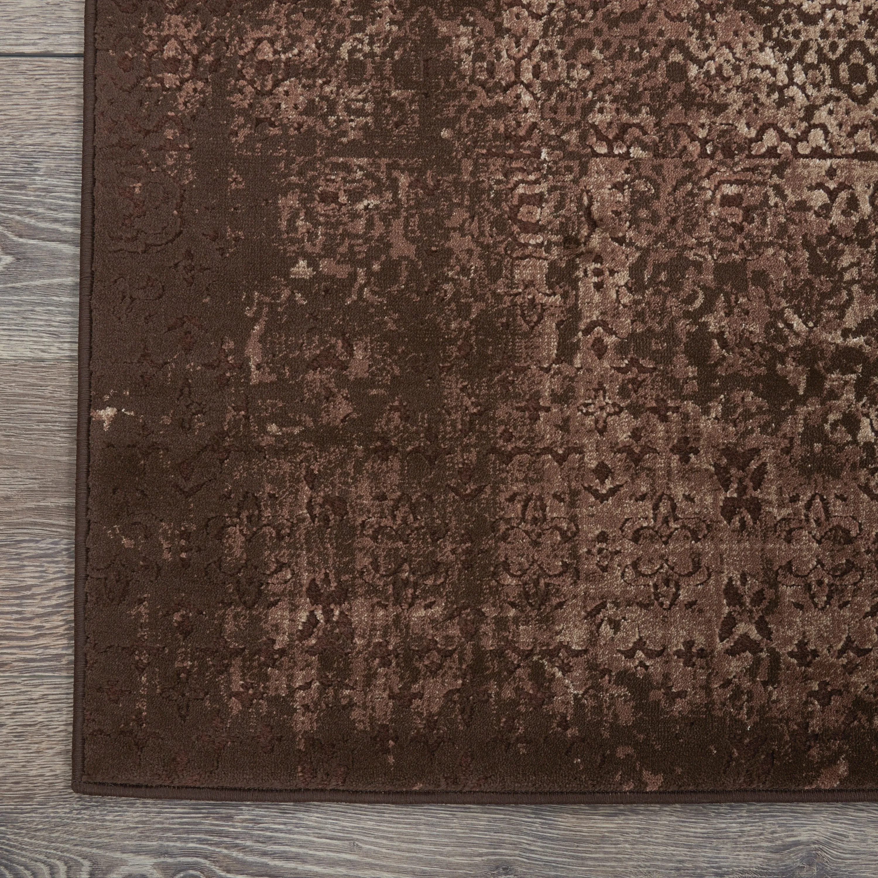Nourison Karma Over-Dyed Distressed Vintage Abstract Area Rug