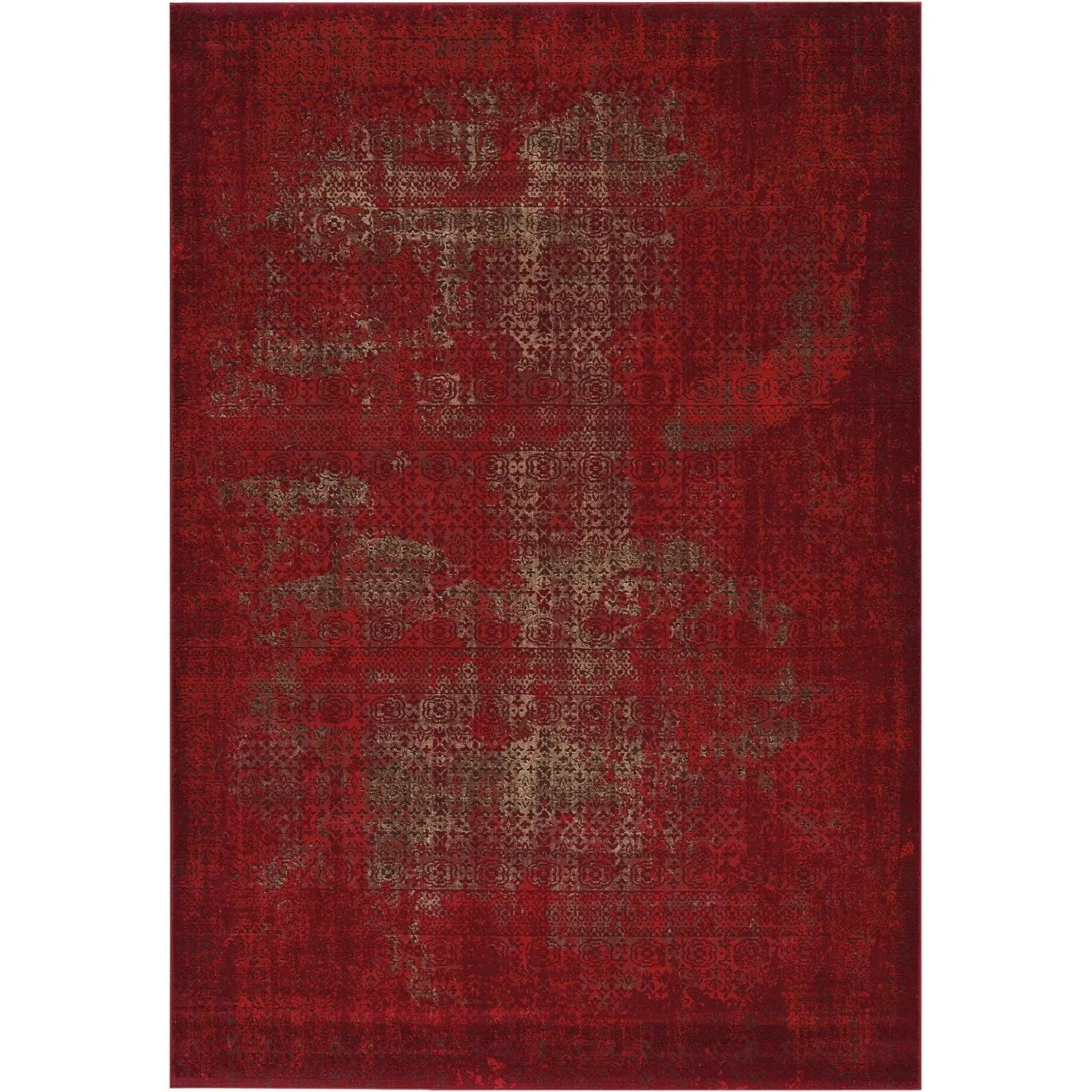 Nourison Karma Over-Dyed Distressed Vintage Abstract Area Rug