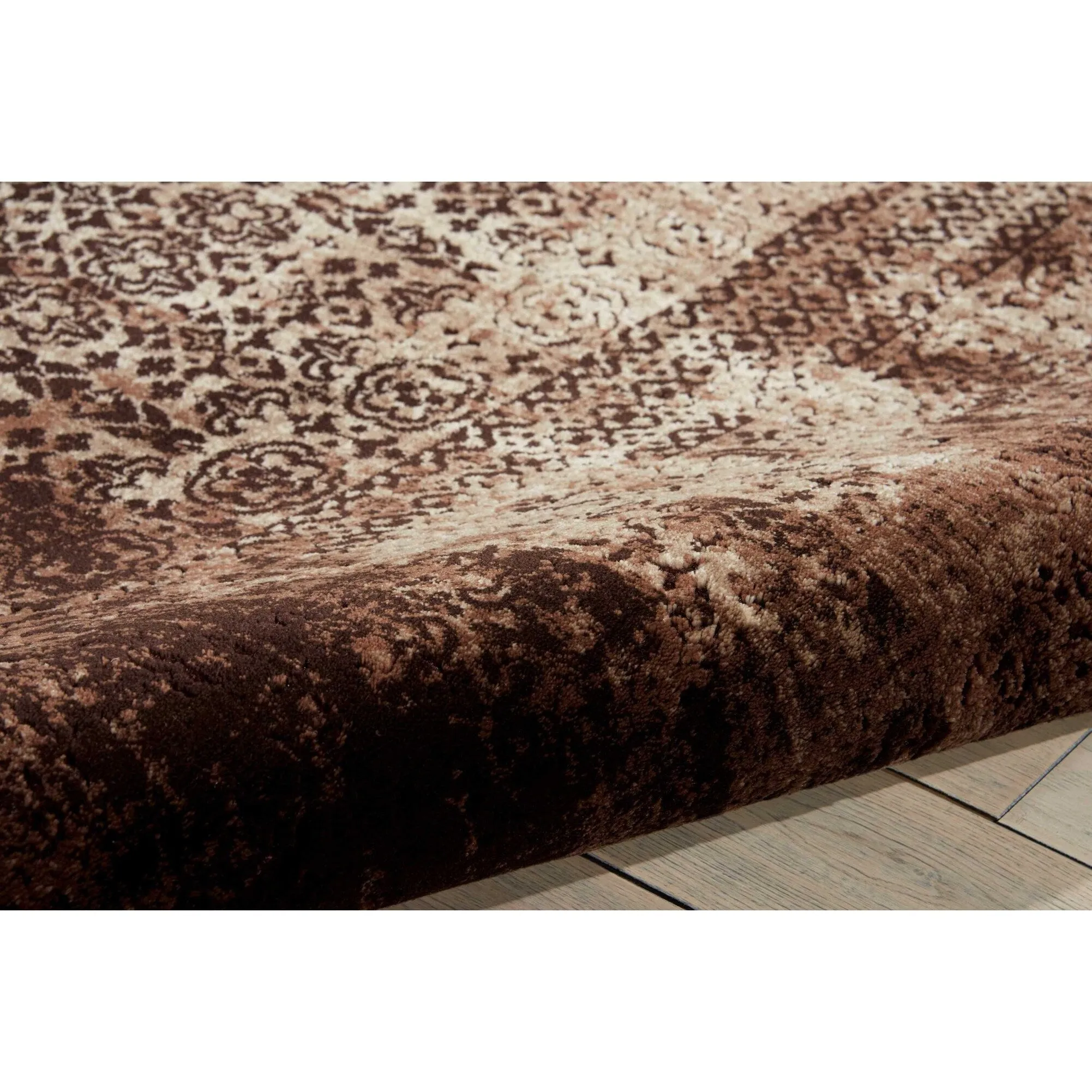 Nourison Karma Over-Dyed Distressed Vintage Abstract Area Rug