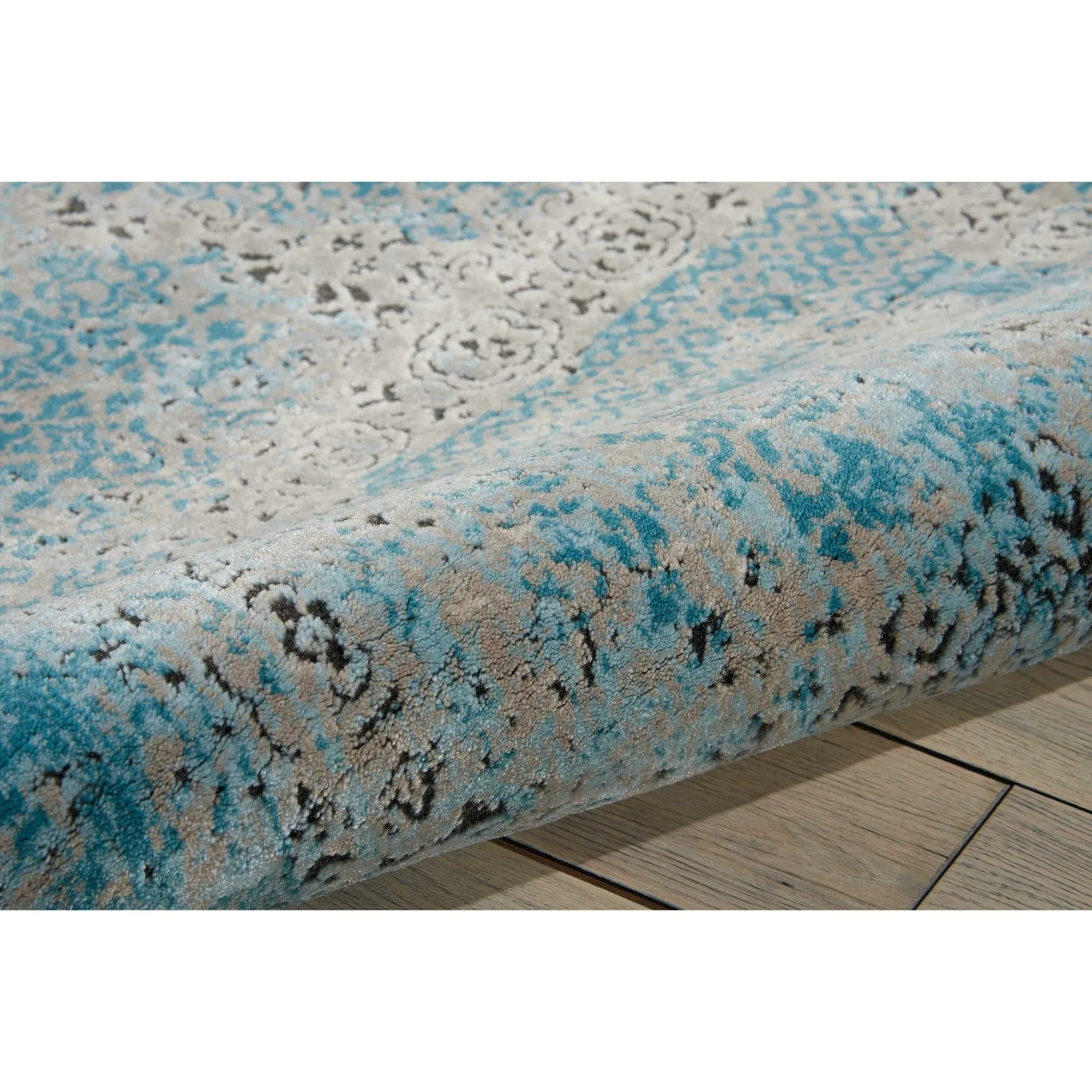 Nourison Karma Over-Dyed Distressed Vintage Abstract Area Rug
