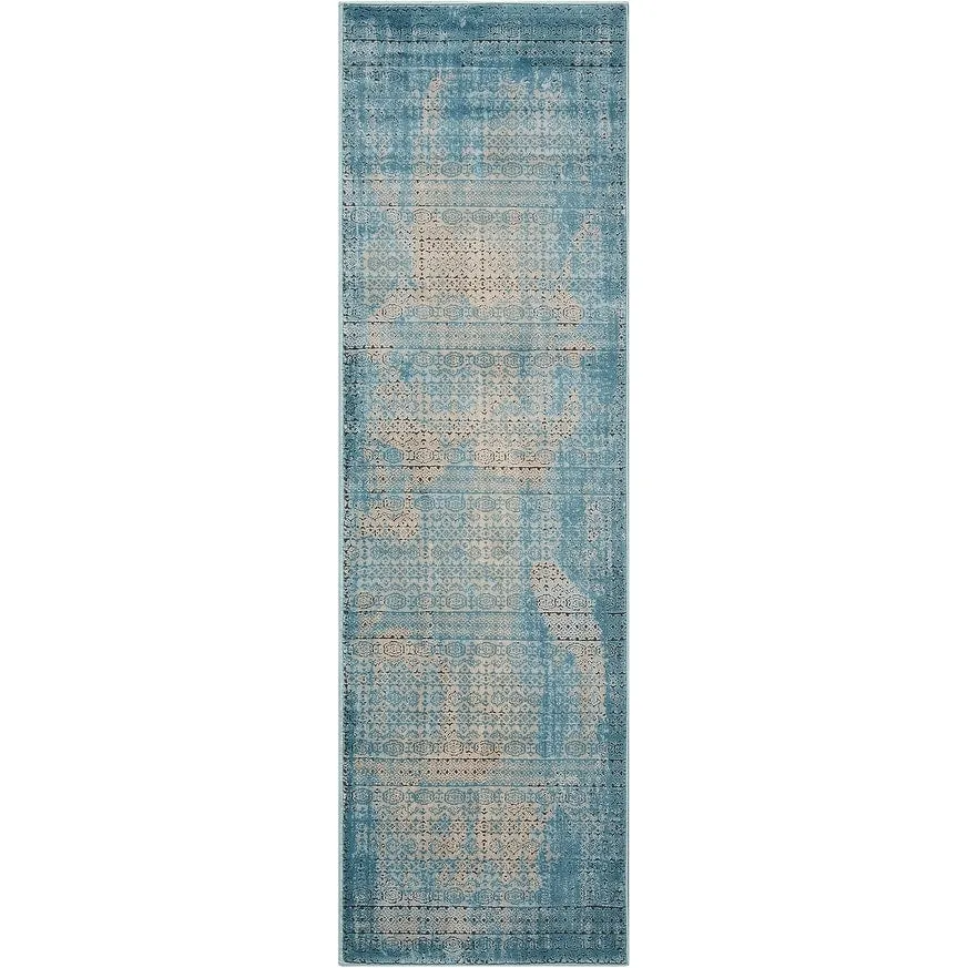 Nourison Karma Over-Dyed Distressed Vintage Abstract Area Rug