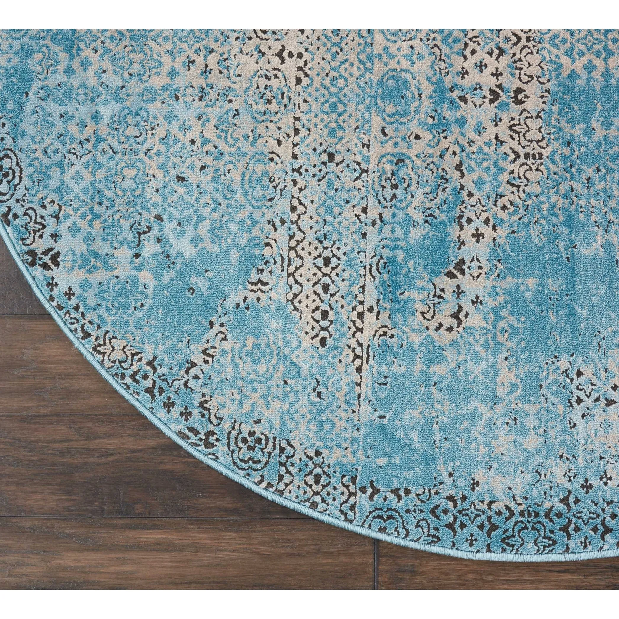 Nourison Karma Over-Dyed Distressed Vintage Abstract Area Rug