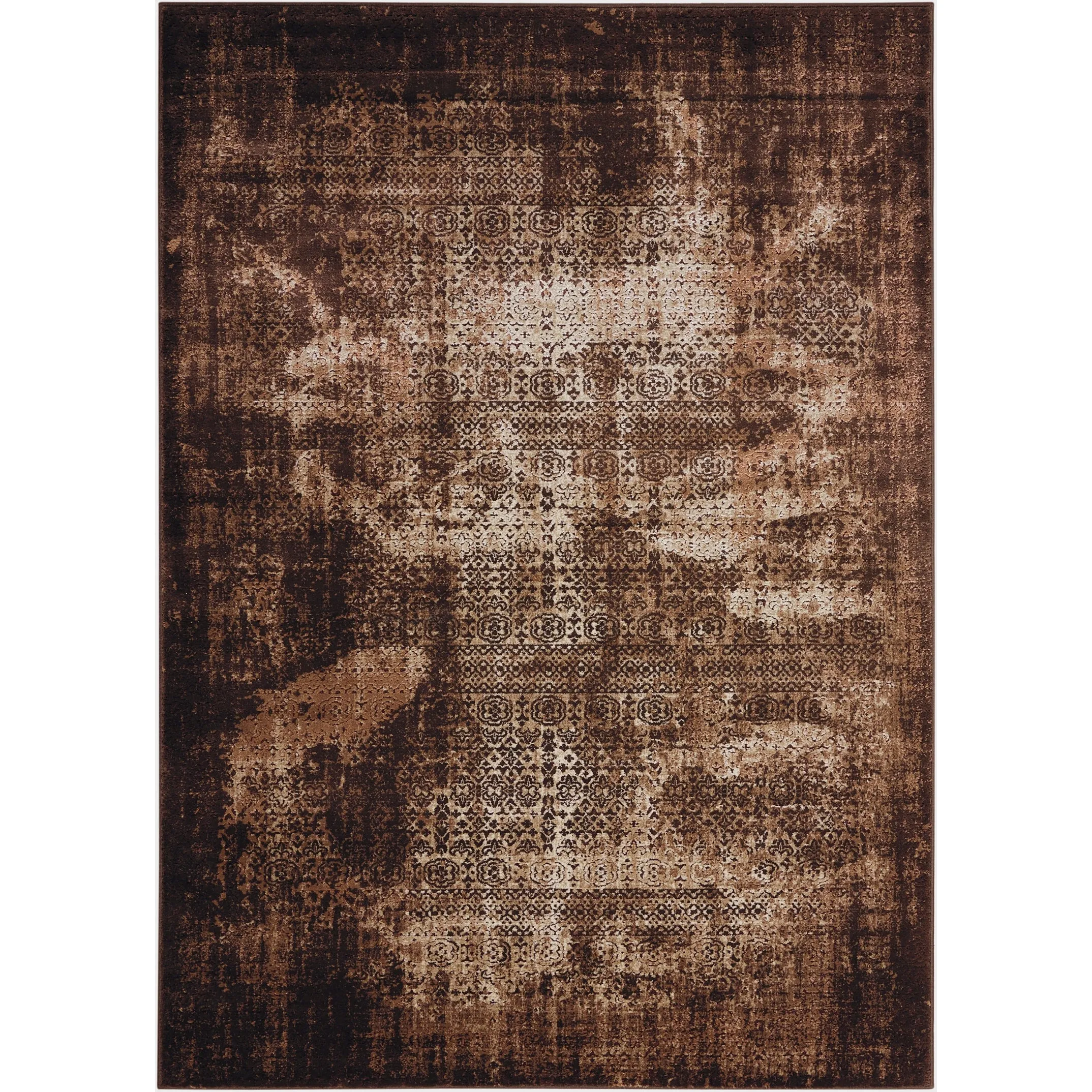 Nourison Karma Over-Dyed Distressed Vintage Abstract Area Rug