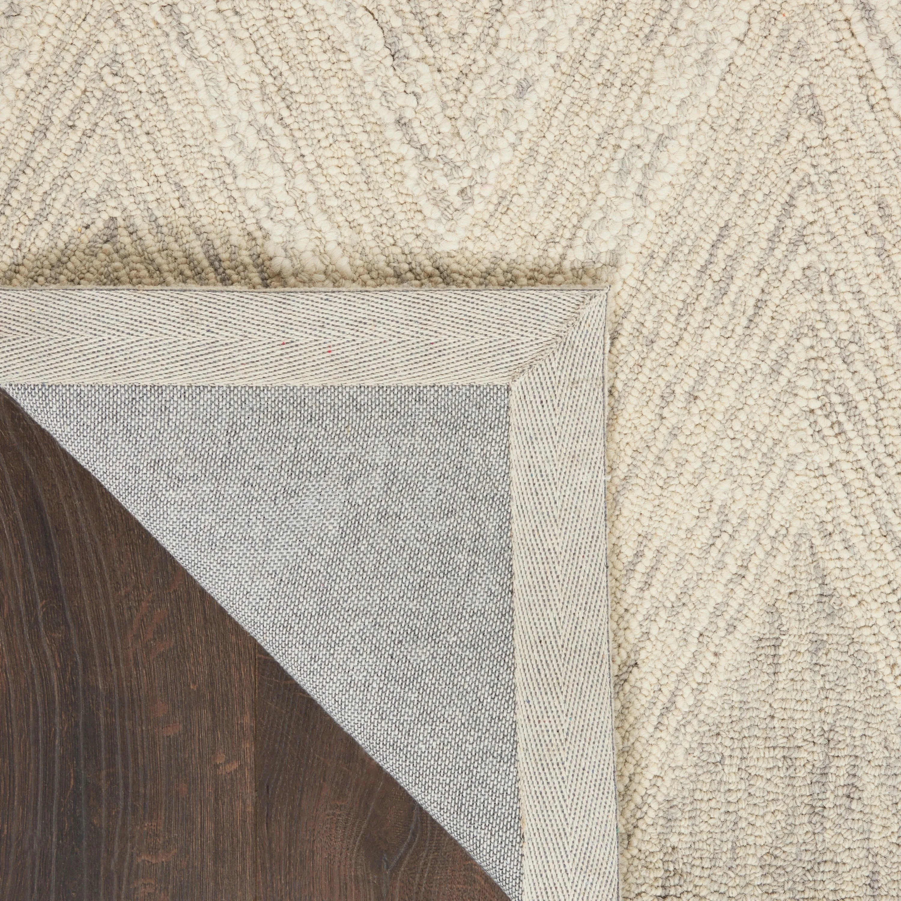 Nourison Linked Chic Modern Tufted Chevron Easy Care Area Rug