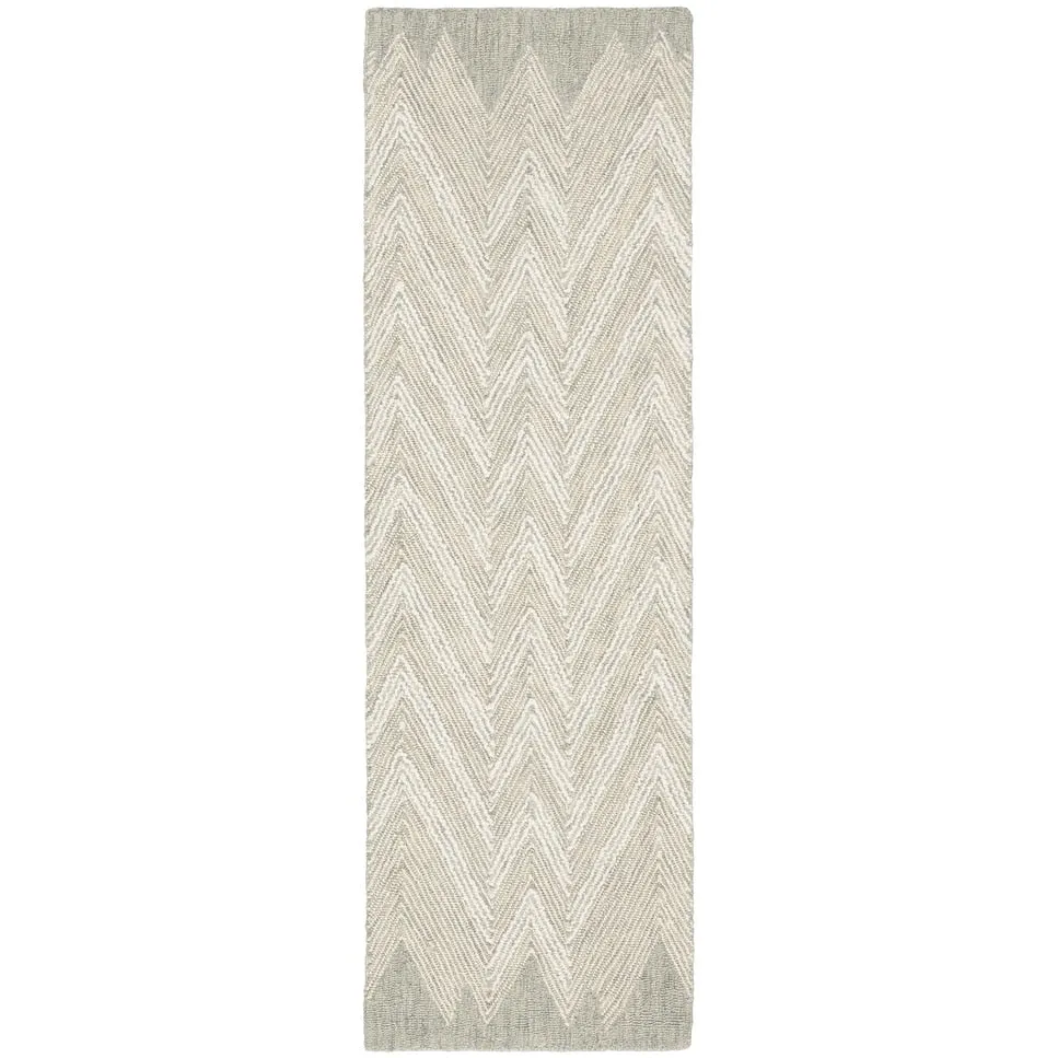 Nourison Linked Chic Modern Tufted Chevron Easy Care Area Rug