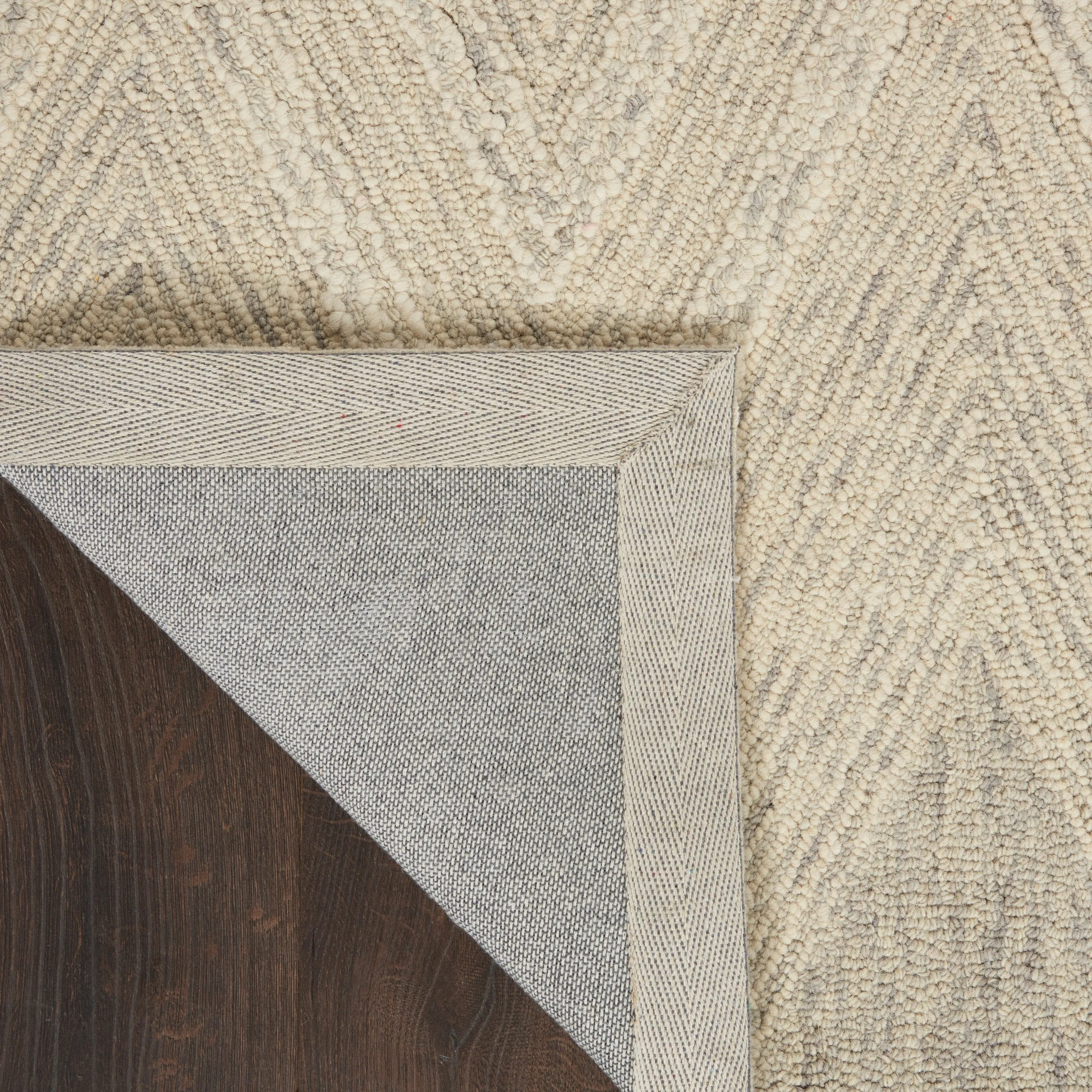 Nourison Linked Chic Modern Tufted Chevron Easy Care Area Rug