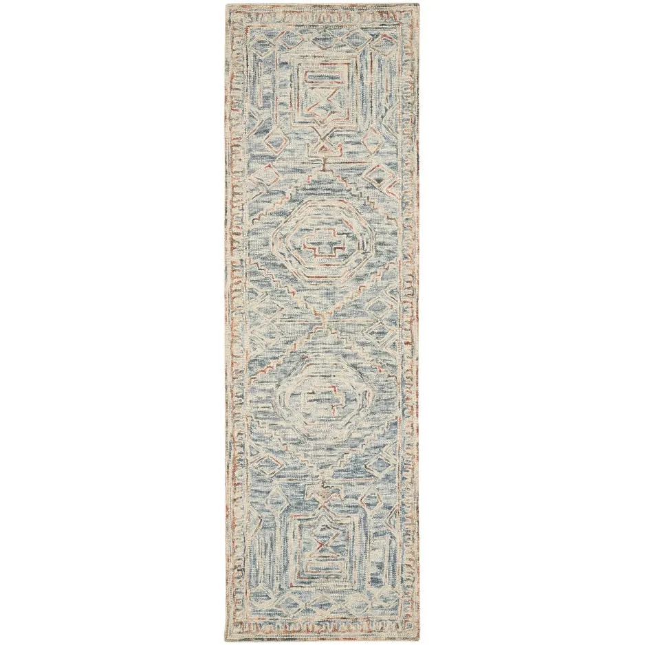Nourison Linked Space Dyed Modern Hand Tufted Geometric Area Rug