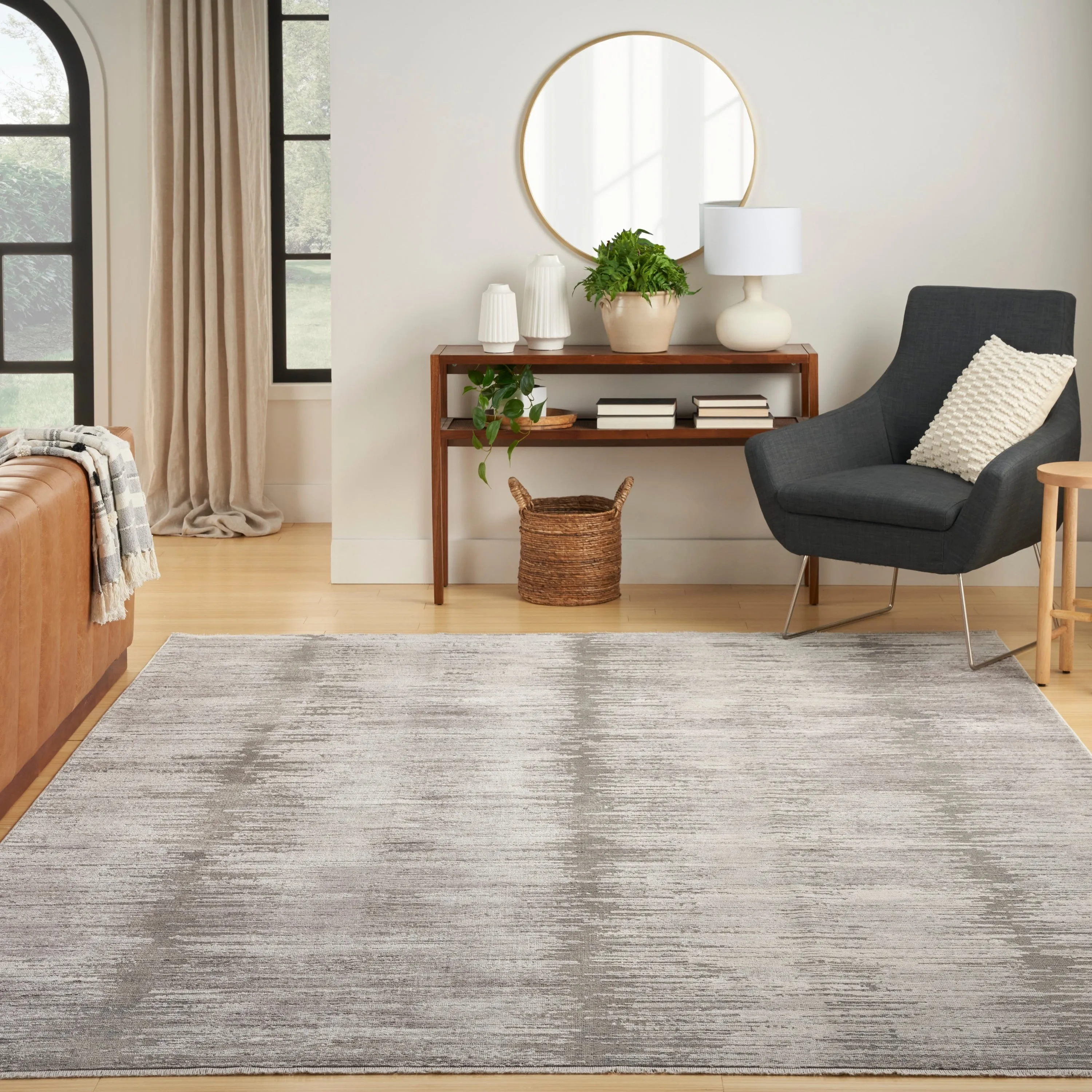 Nourison Modern Abstract Indoor only Area Rug