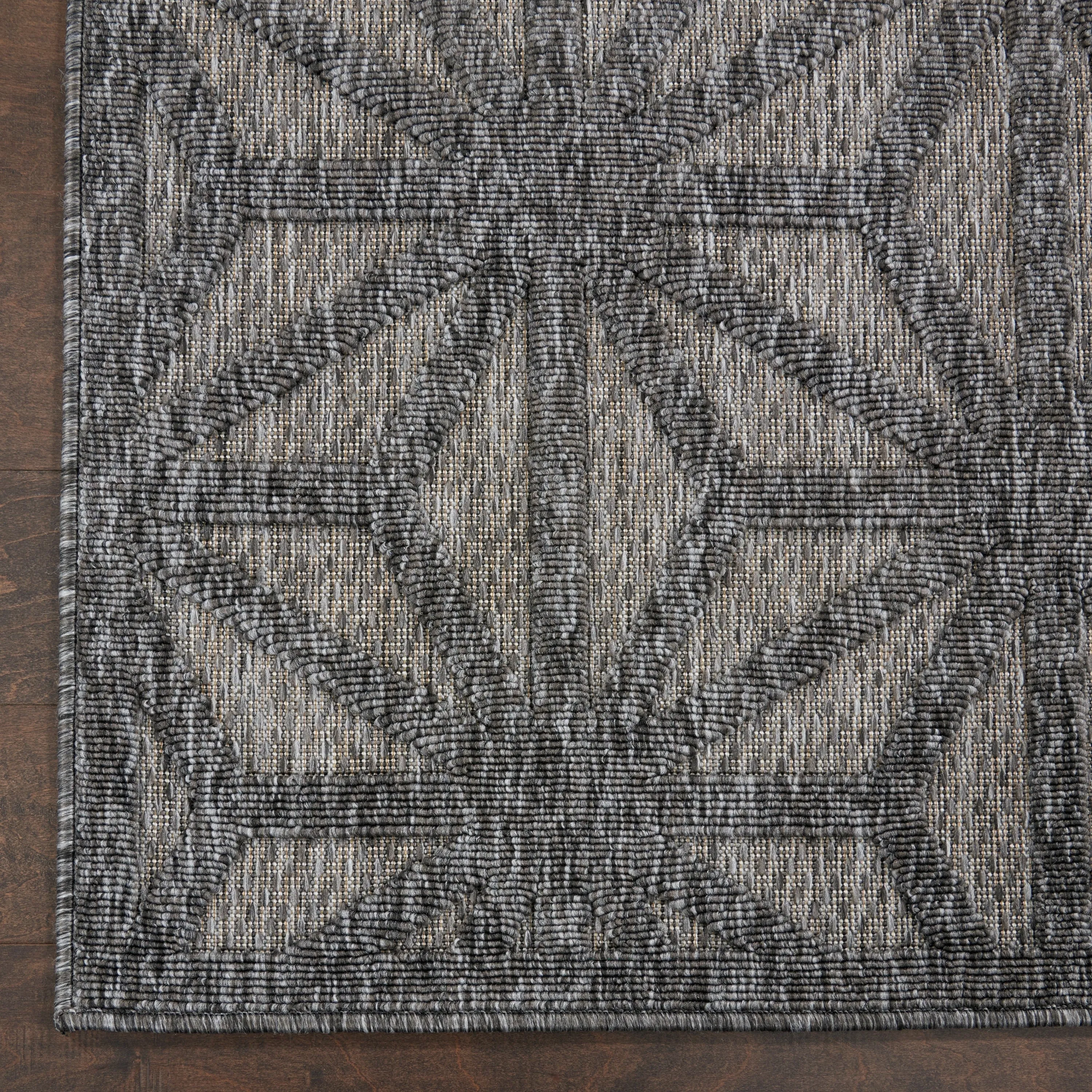 Nourison Palamos Transitional Geometric Indoor Outdoor Area Rug