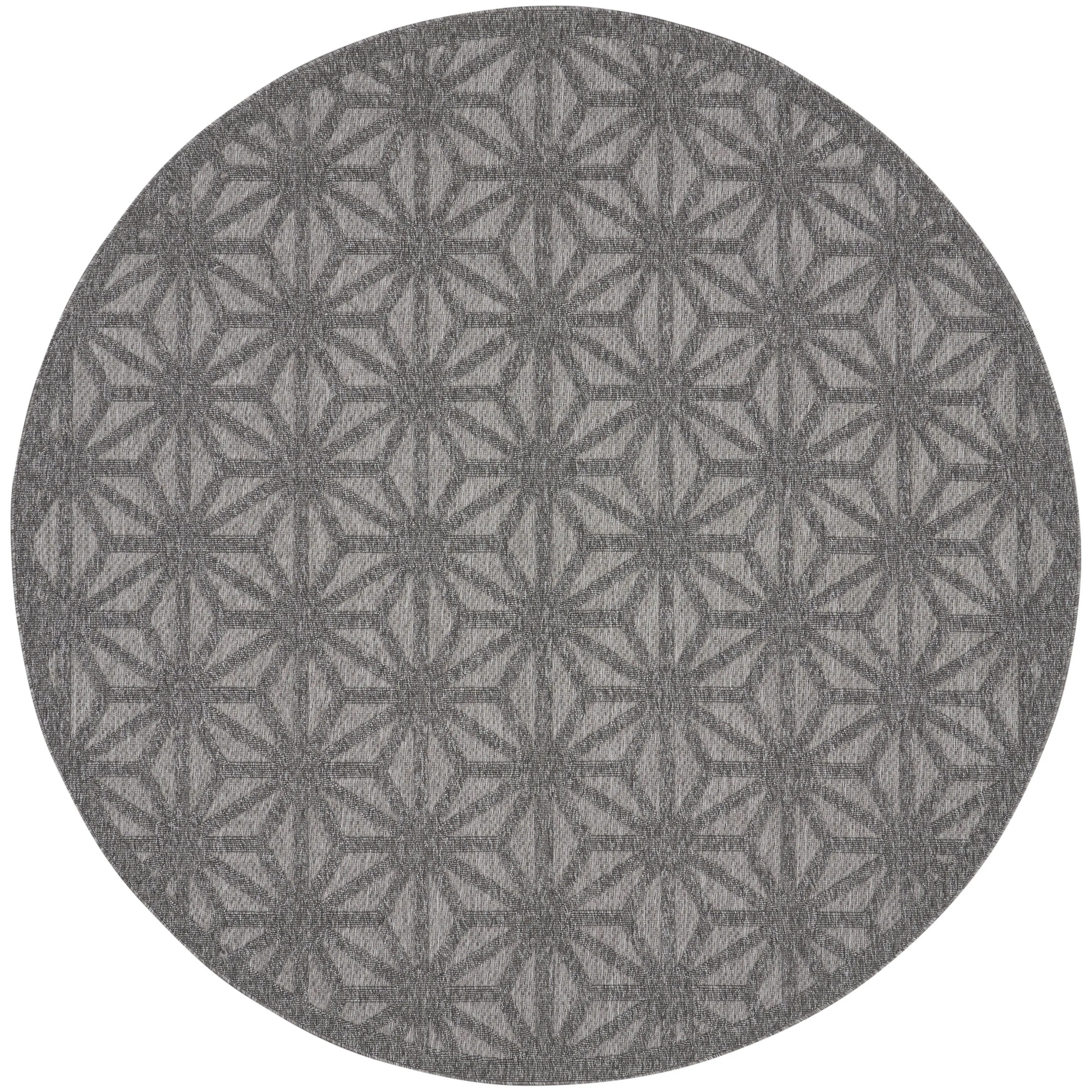 Nourison Palamos Transitional Geometric Indoor Outdoor Area Rug