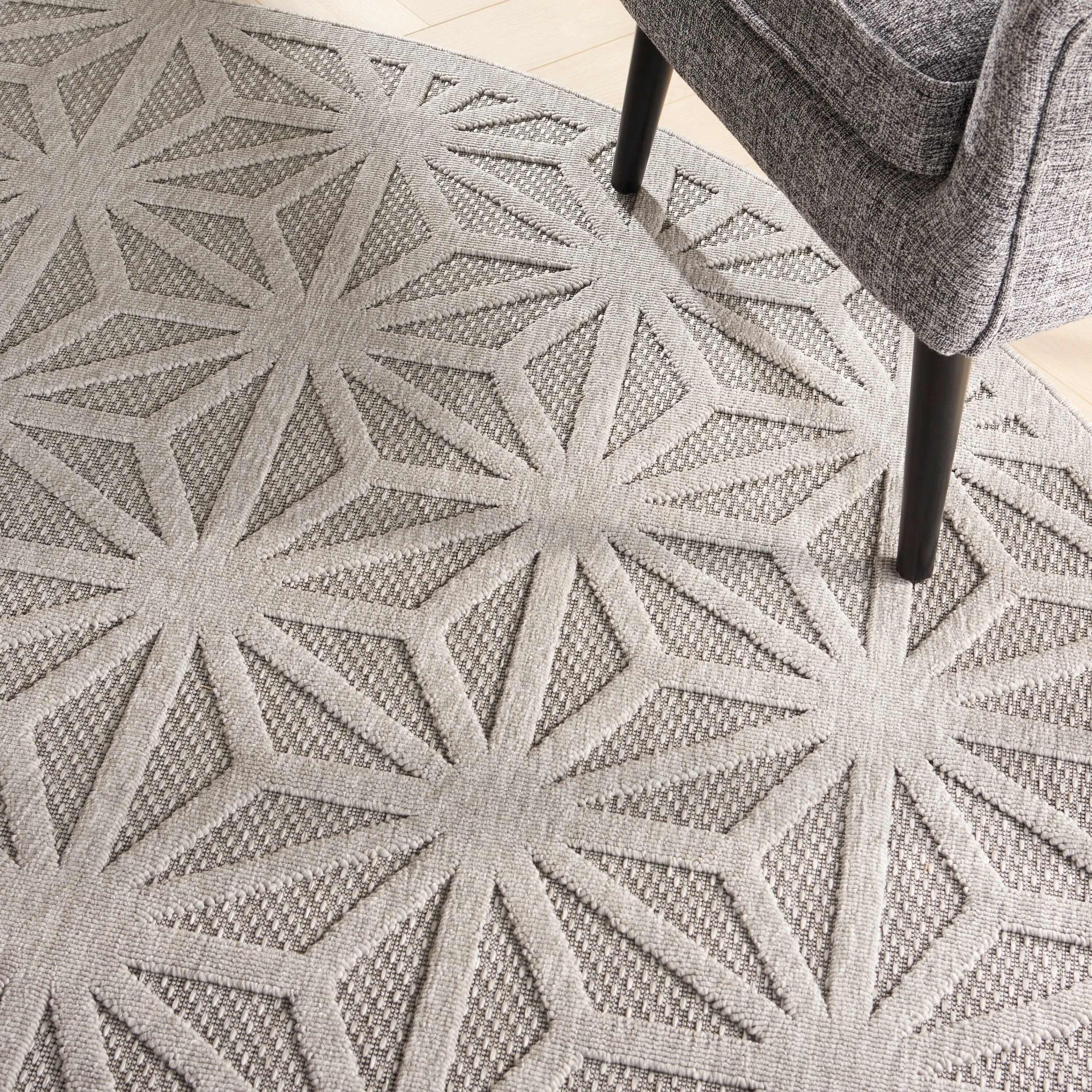 Nourison Palamos Transitional Geometric Indoor Outdoor Area Rug