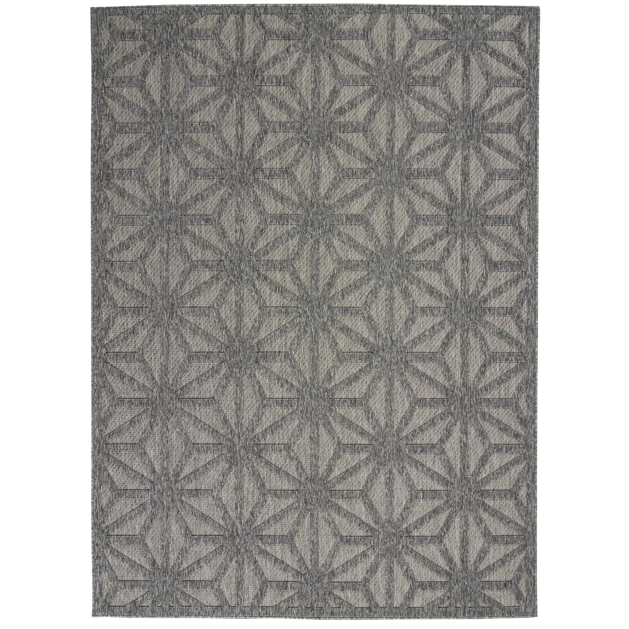 Nourison Palamos Transitional Geometric Indoor Outdoor Area Rug