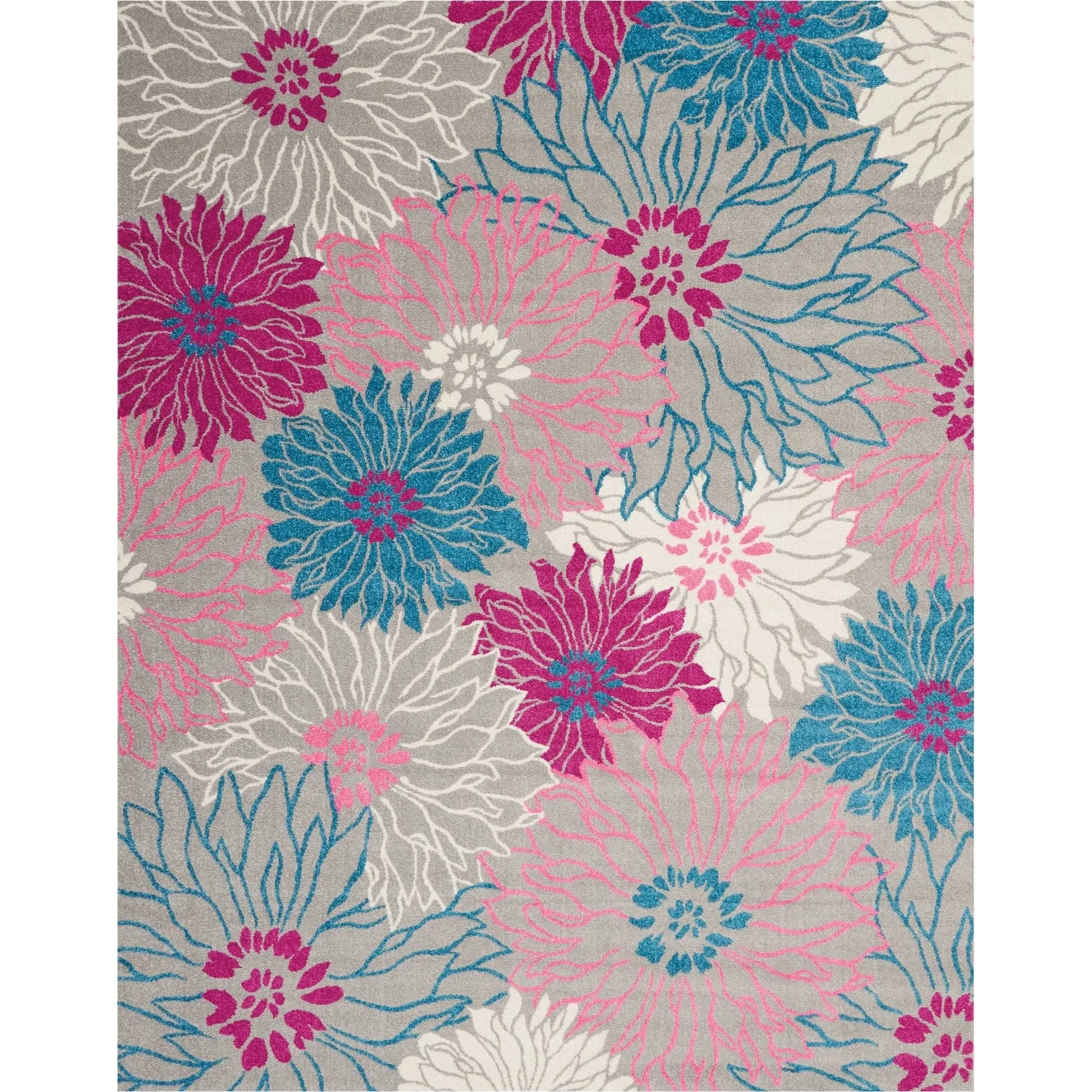 Nourison Passion Abstract Modern Floral Area Rug