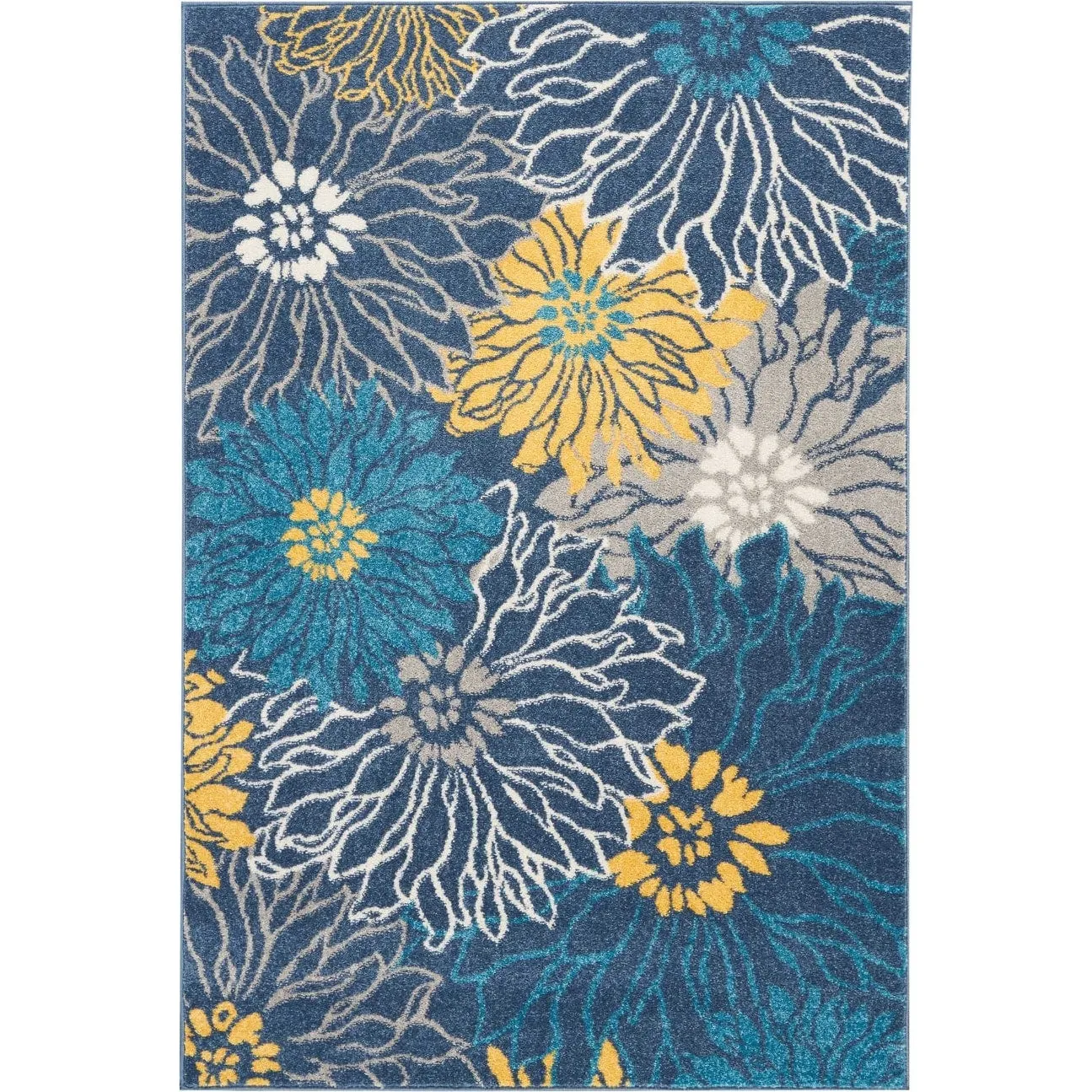 Nourison Passion Abstract Modern Floral Area Rug