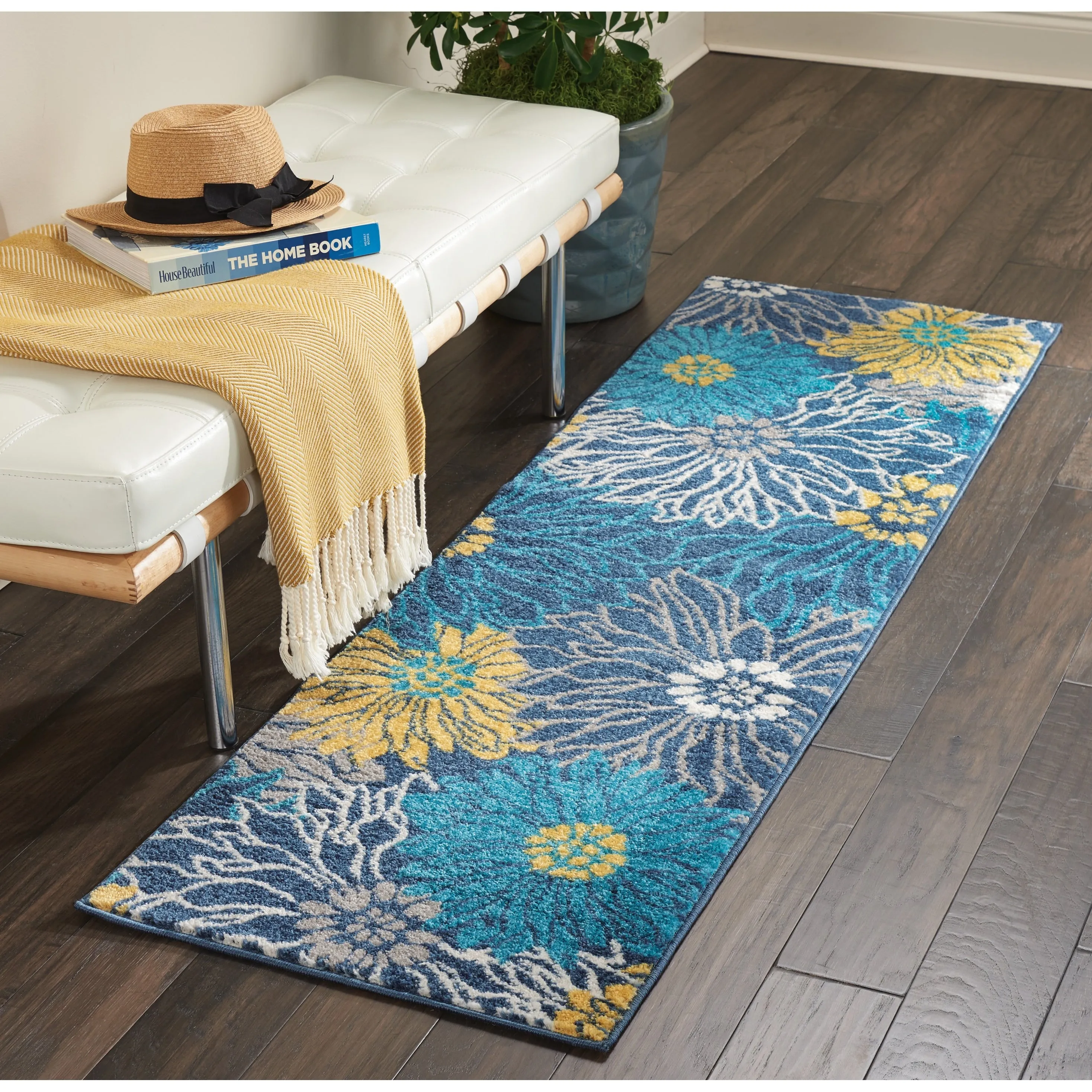 Nourison Passion Abstract Modern Floral Area Rug