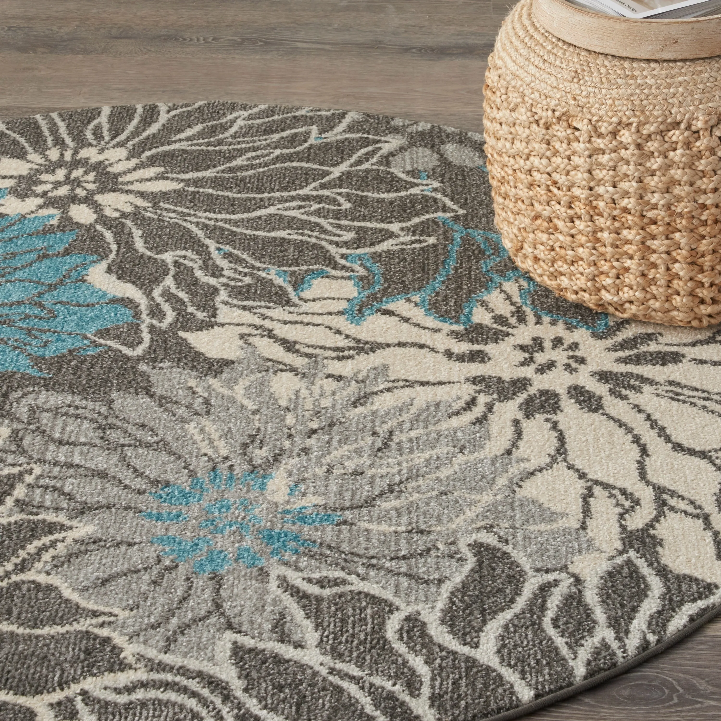 Nourison Passion Abstract Modern Floral Area Rug