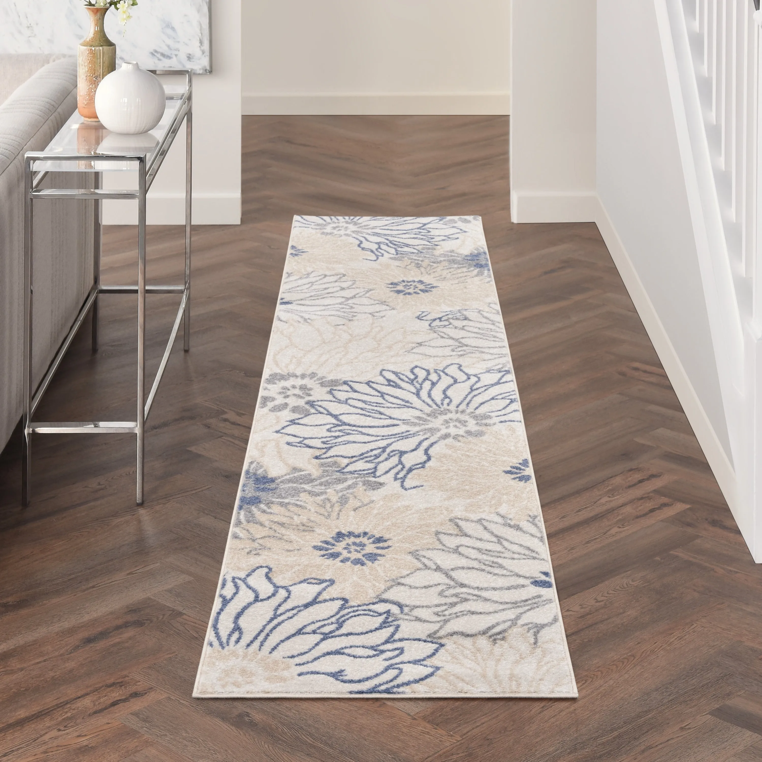 Nourison Passion Abstract Modern Floral Area Rug