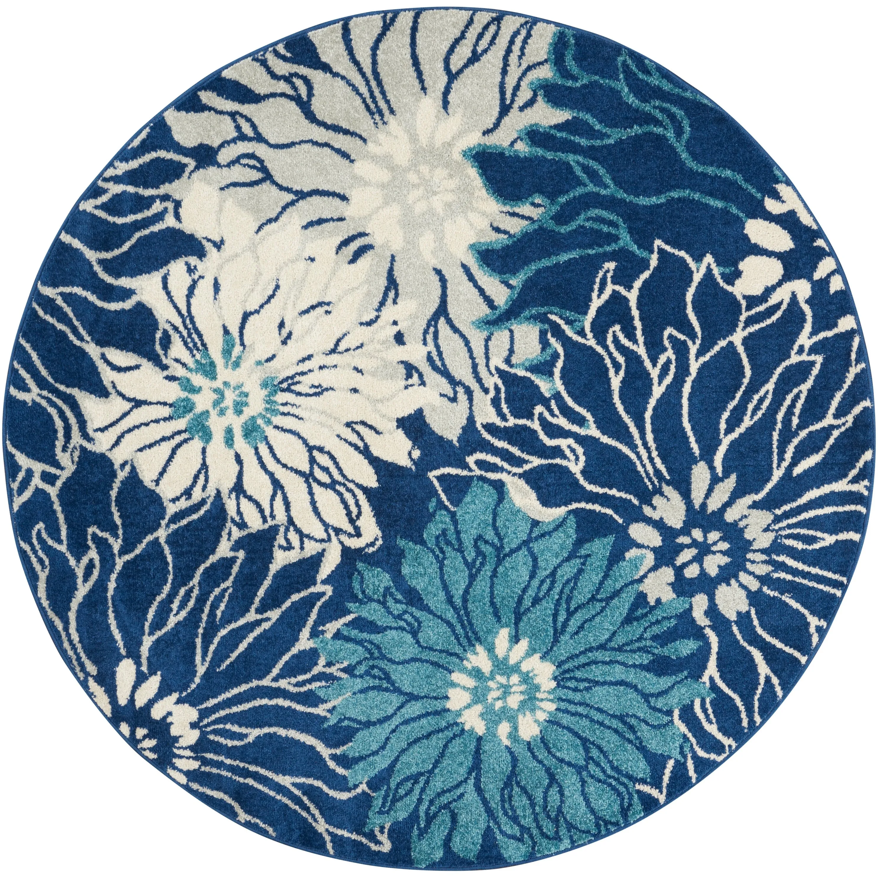 Nourison Passion Abstract Modern Floral Area Rug