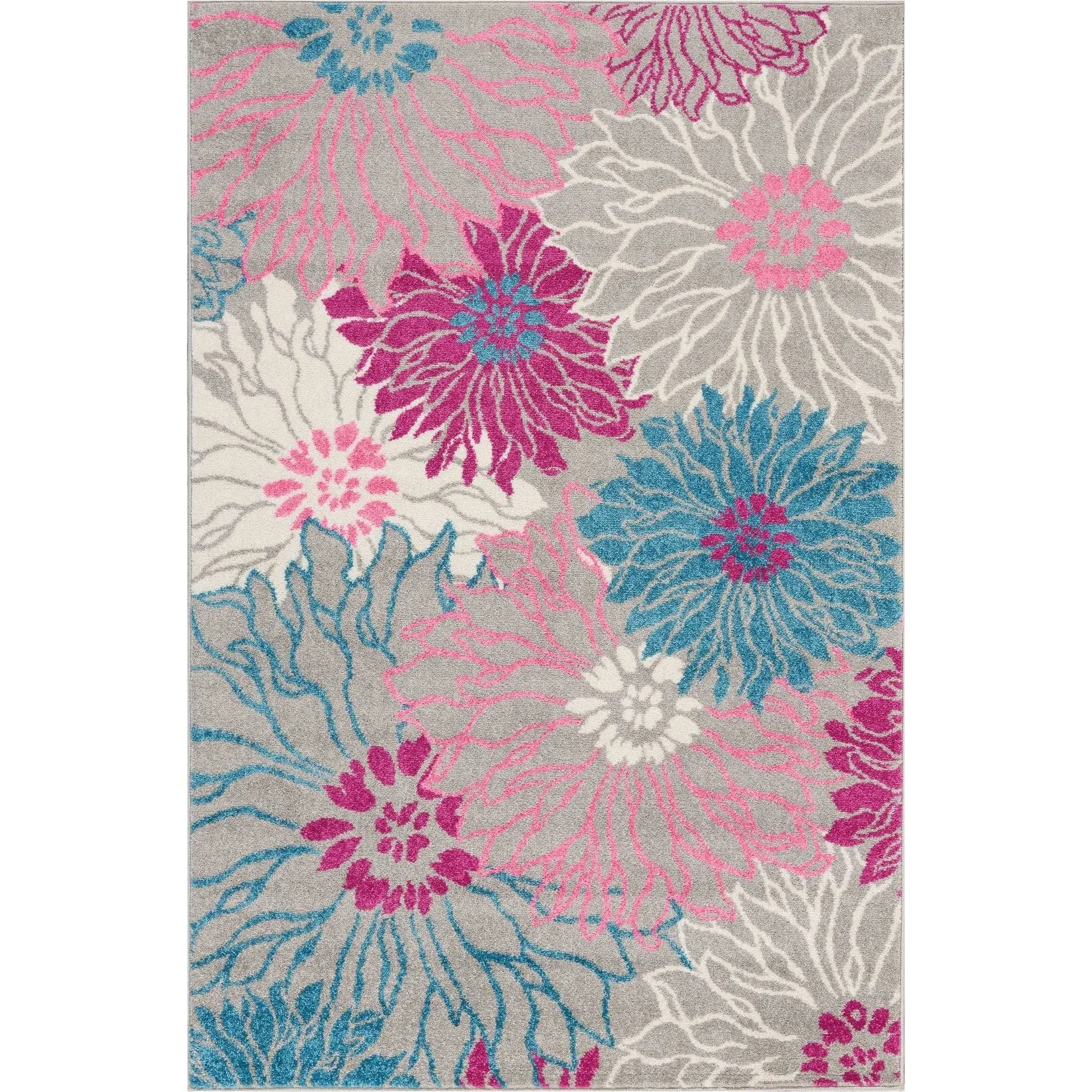 Nourison Passion Abstract Modern Floral Area Rug