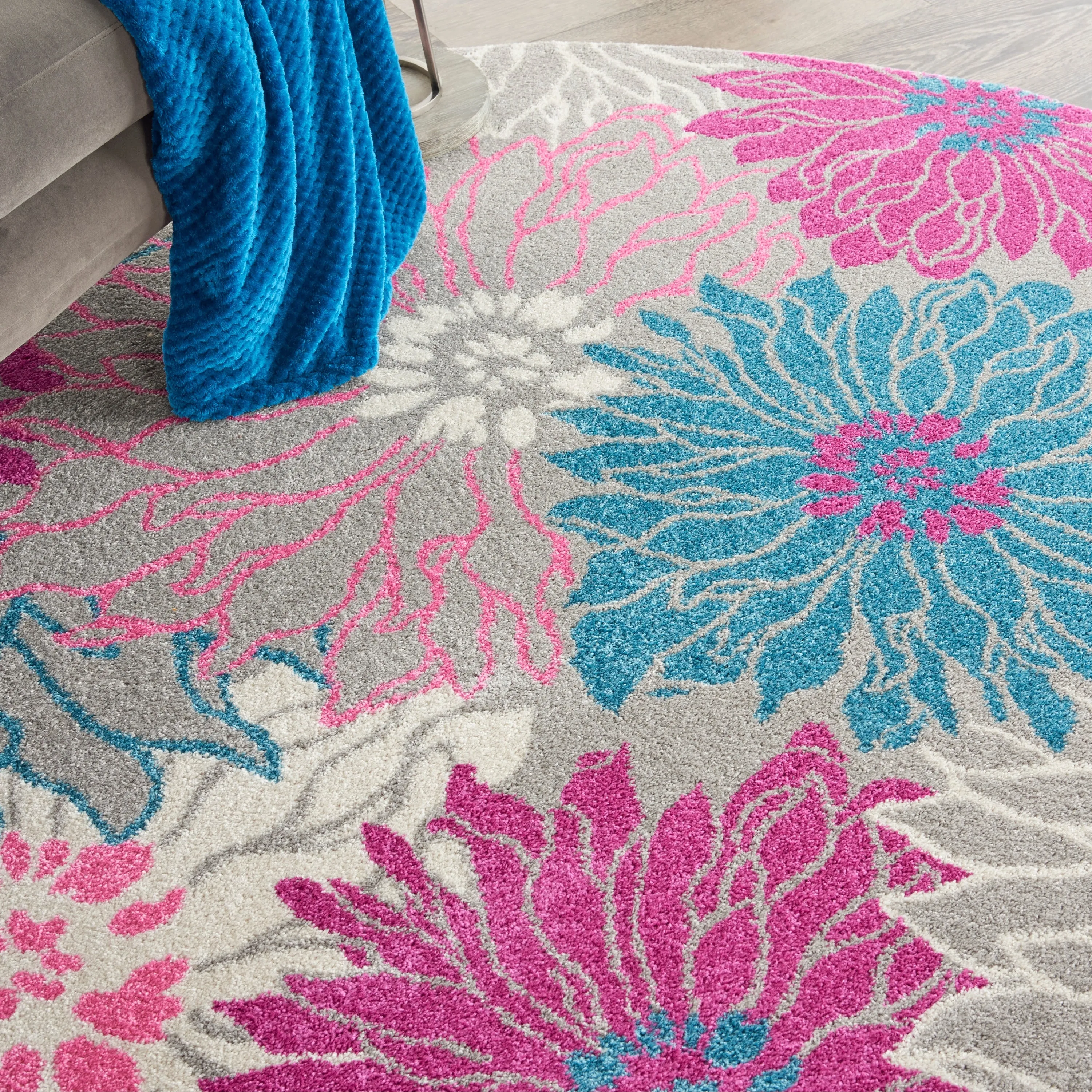 Nourison Passion Abstract Modern Floral Area Rug