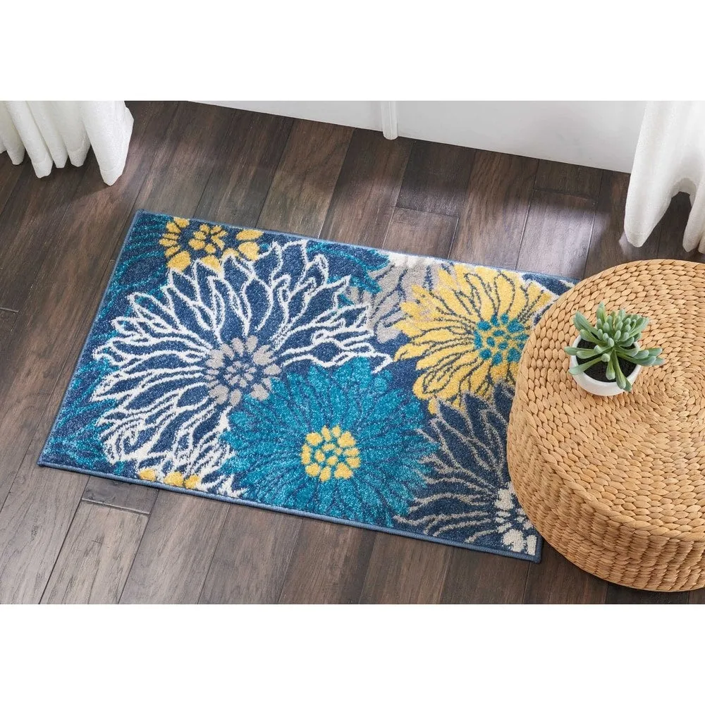 Nourison Passion Abstract Modern Floral Area Rug