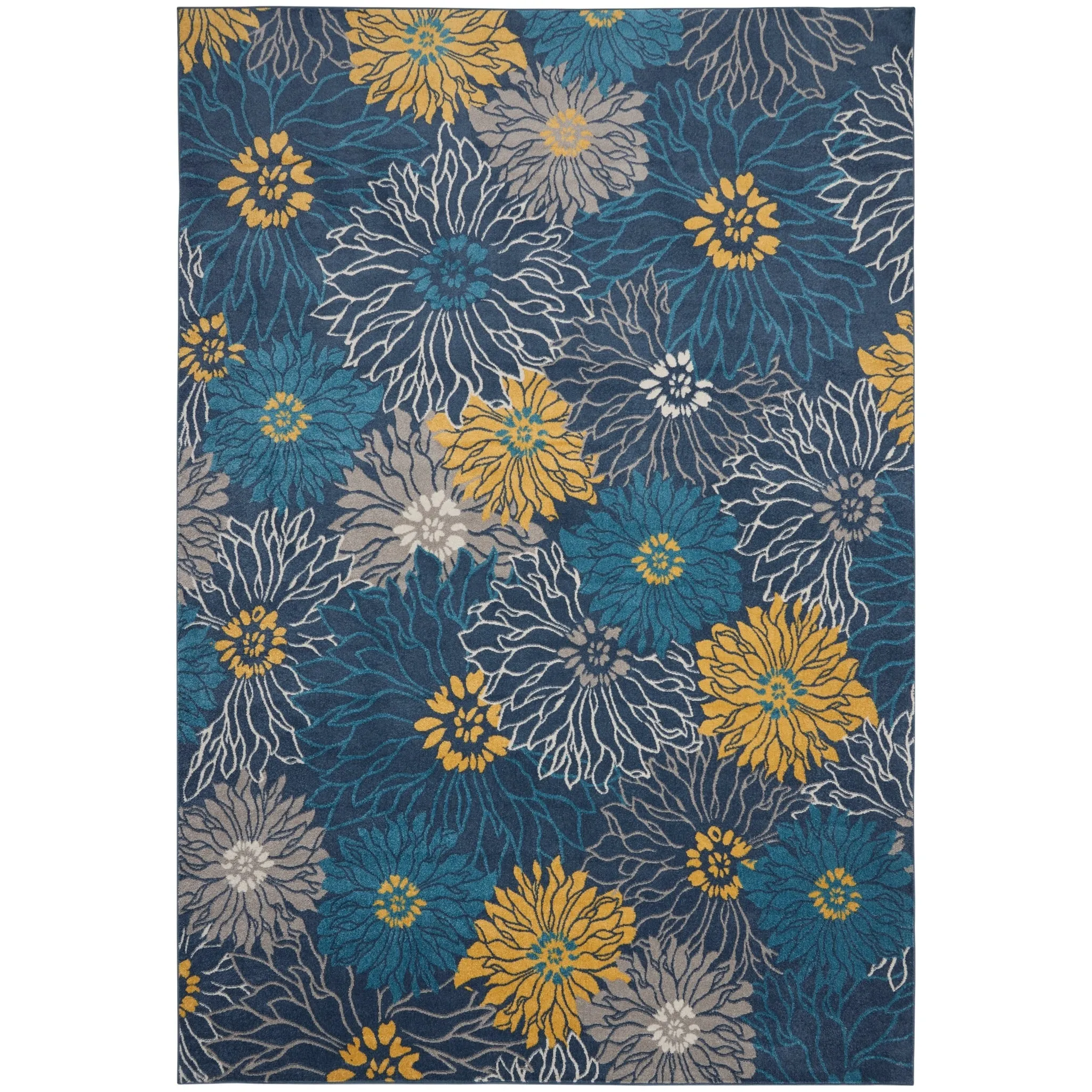 Nourison Passion Abstract Modern Floral Area Rug