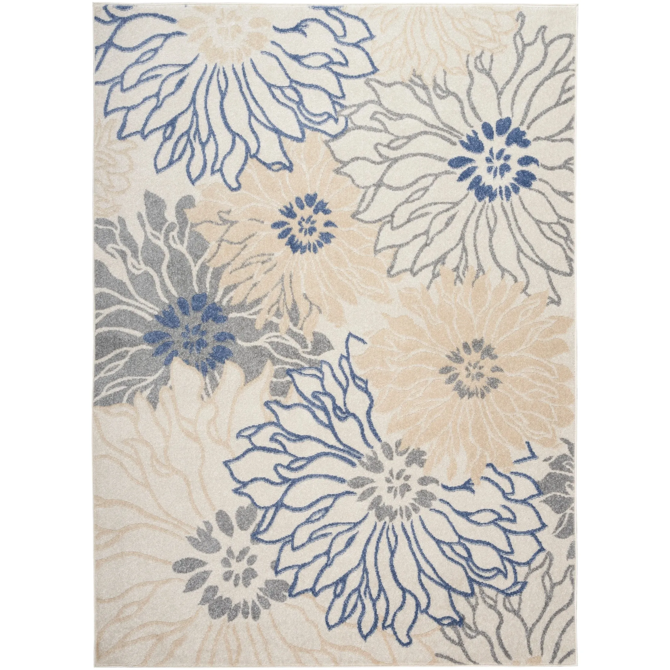 Nourison Passion Abstract Modern Floral Area Rug