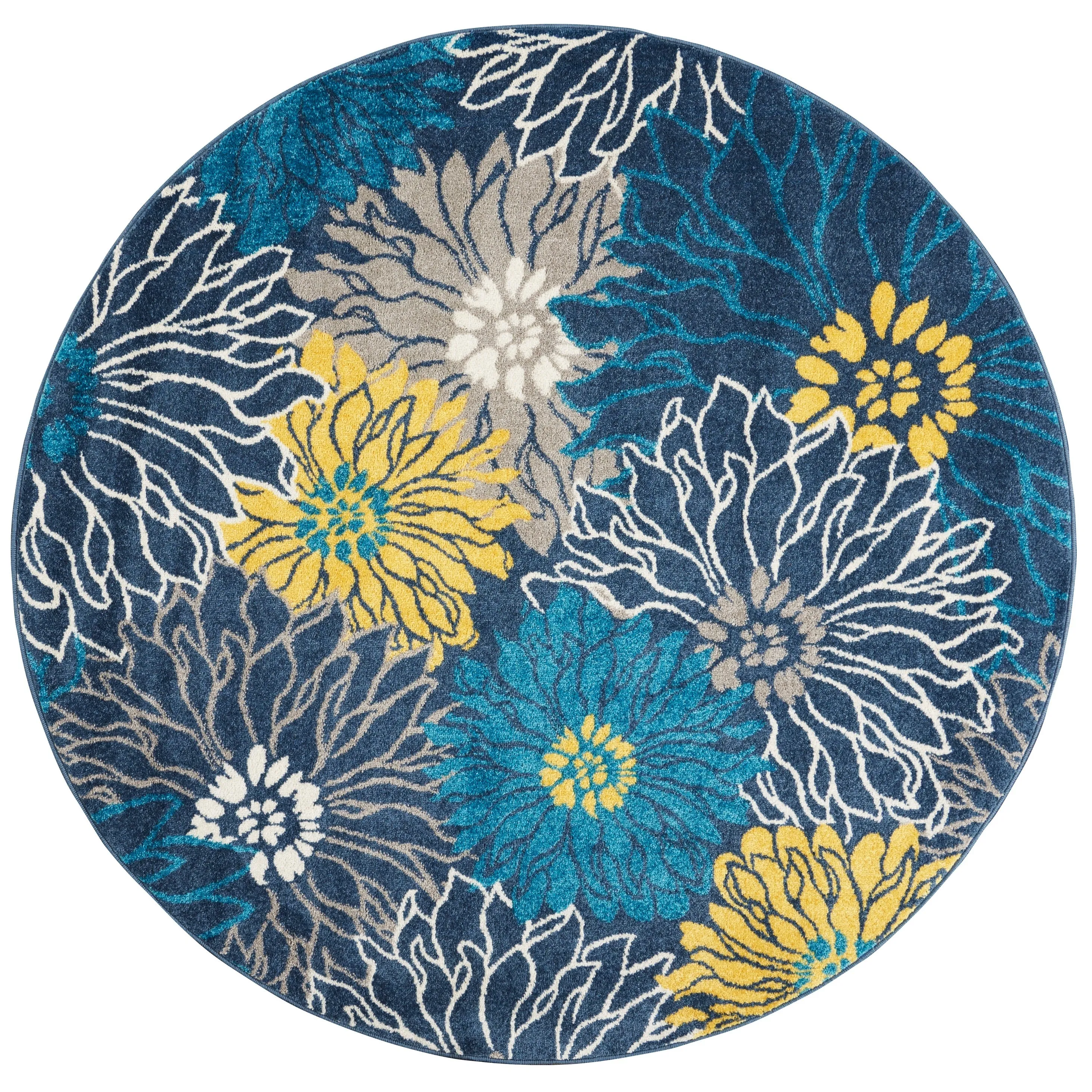 Nourison Passion Abstract Modern Floral Area Rug