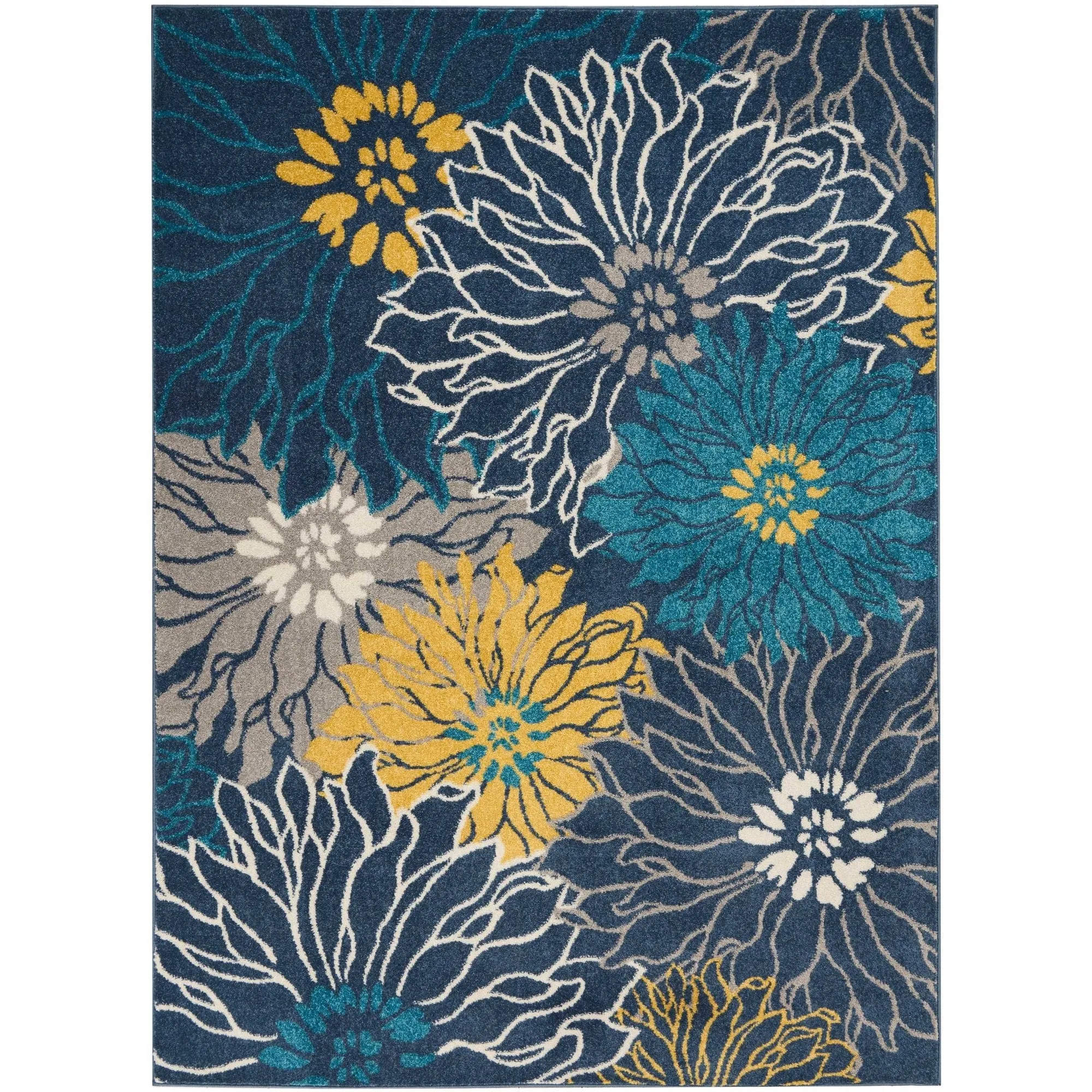 Nourison Passion Abstract Modern Floral Area Rug