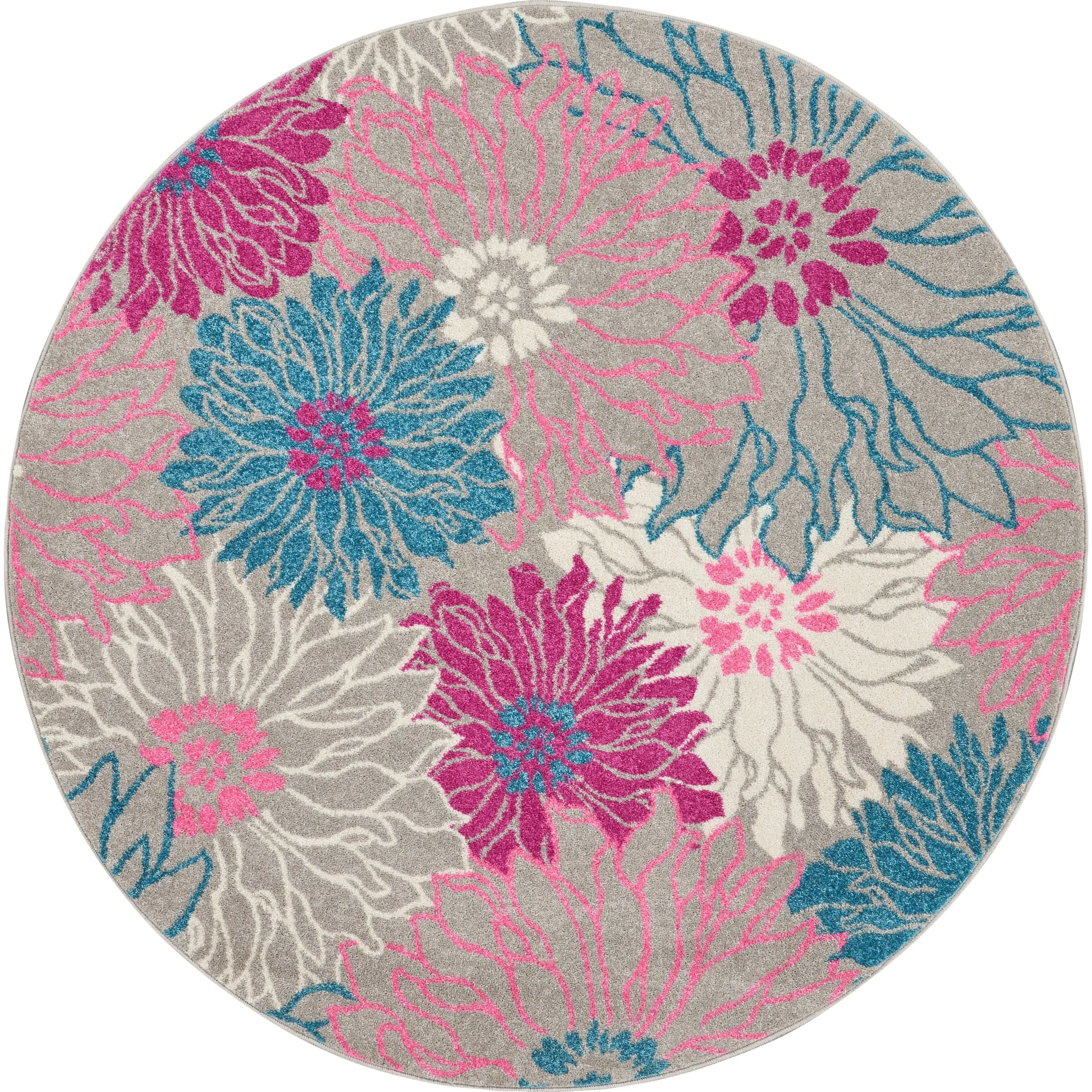 Nourison Passion Abstract Modern Floral Area Rug