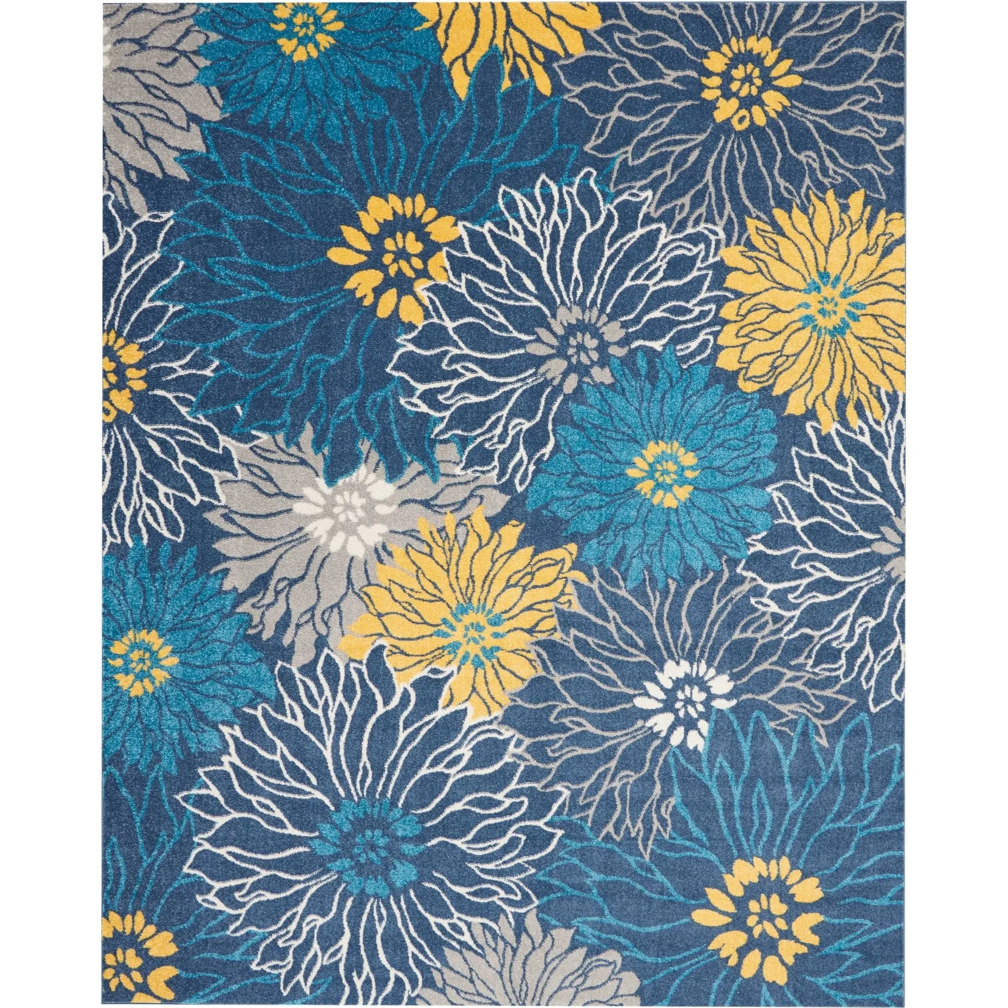 Nourison Passion Abstract Modern Floral Area Rug