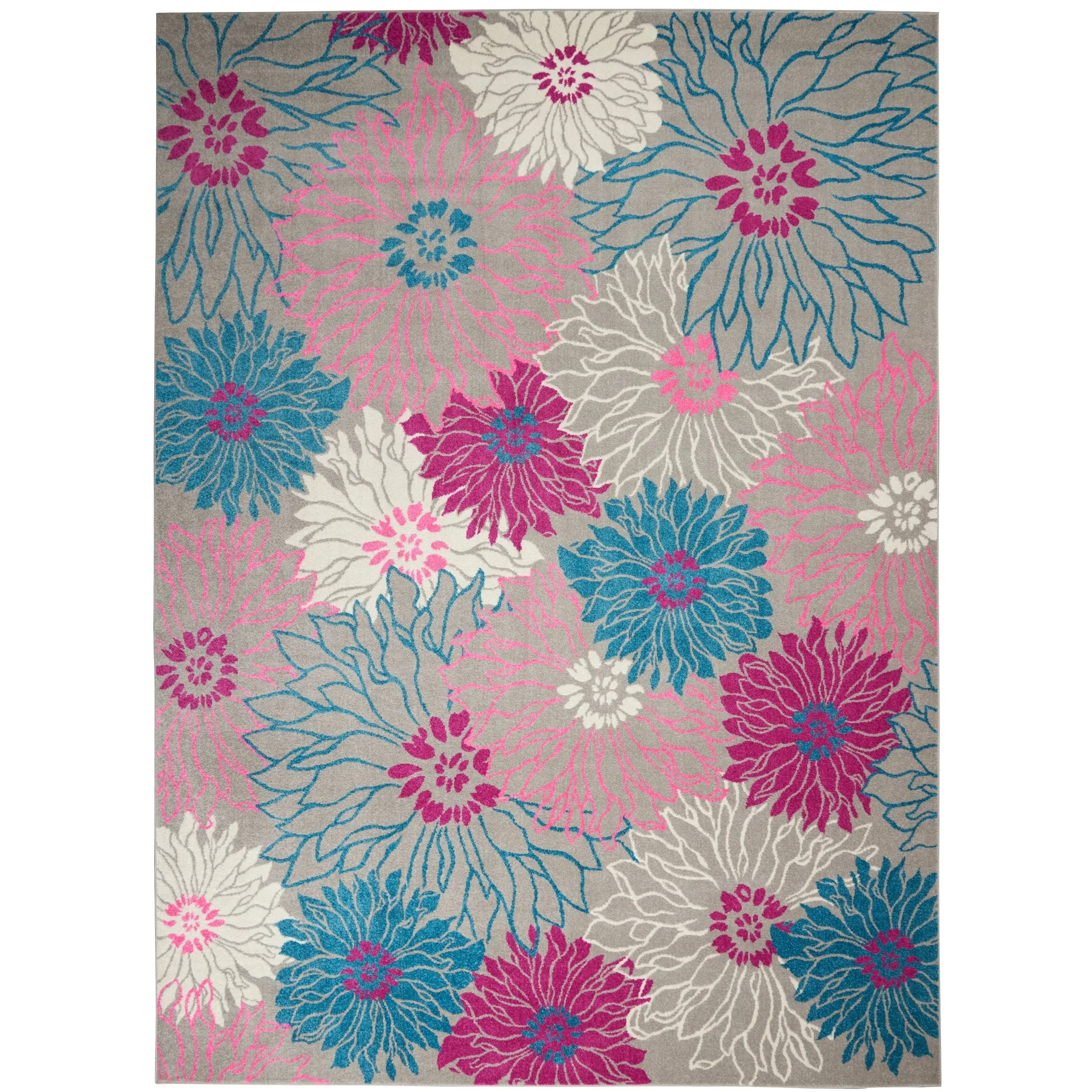 Nourison Passion Abstract Modern Floral Area Rug