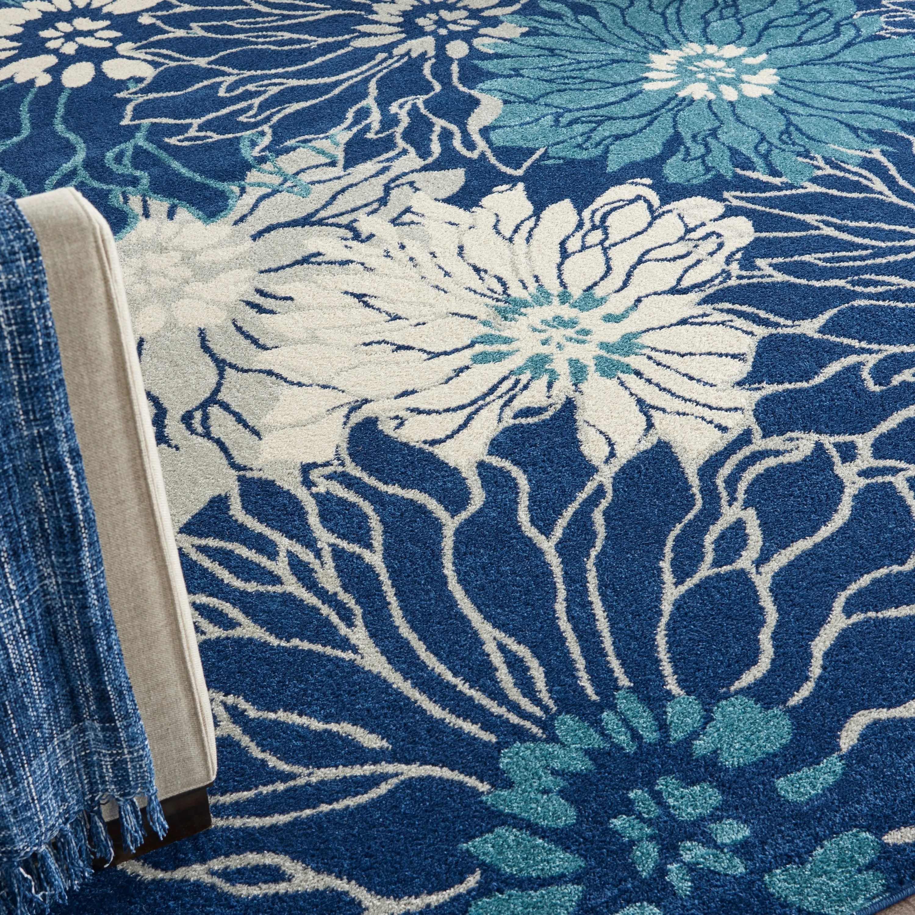 Nourison Passion Abstract Modern Floral Area Rug