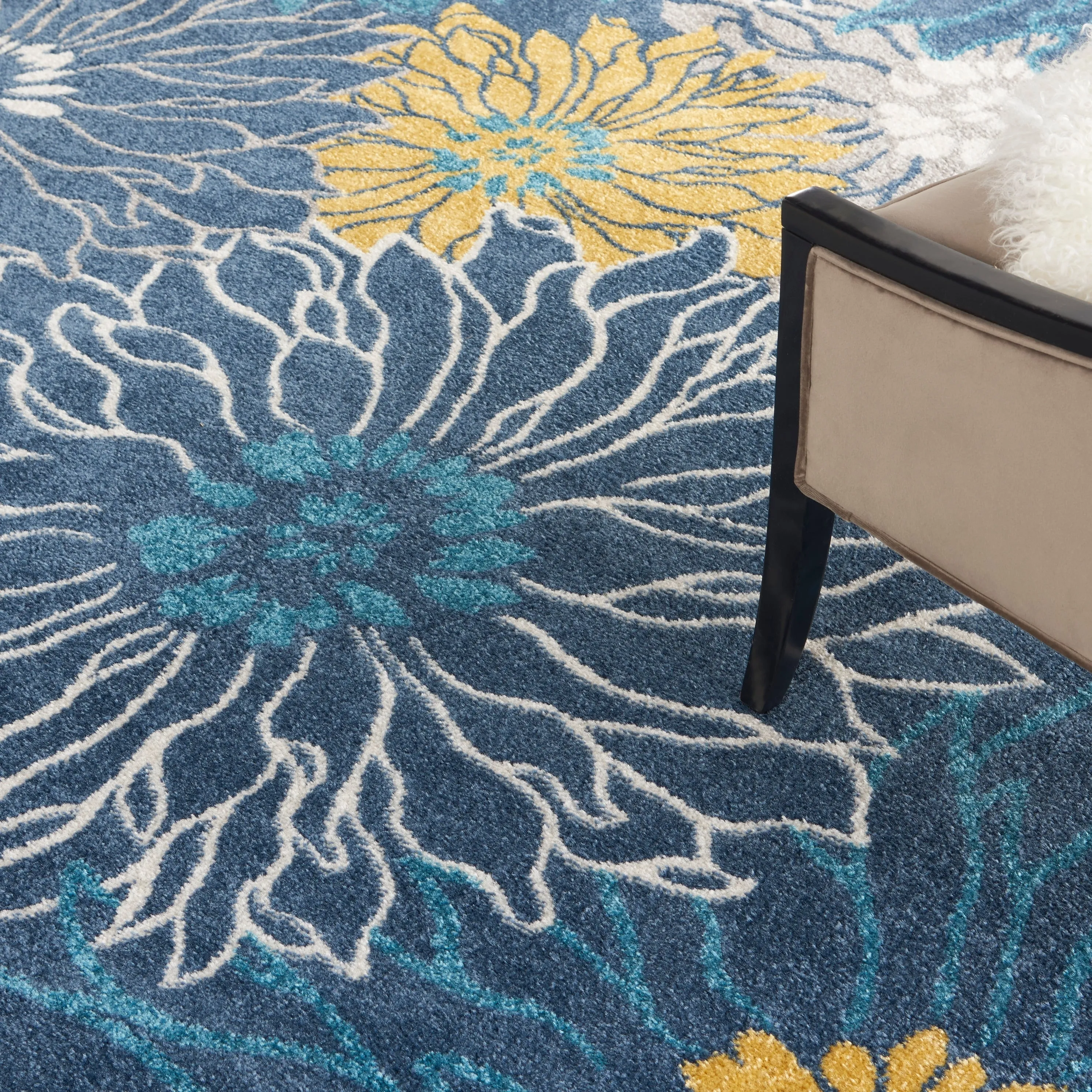 Nourison Passion Abstract Modern Floral Area Rug