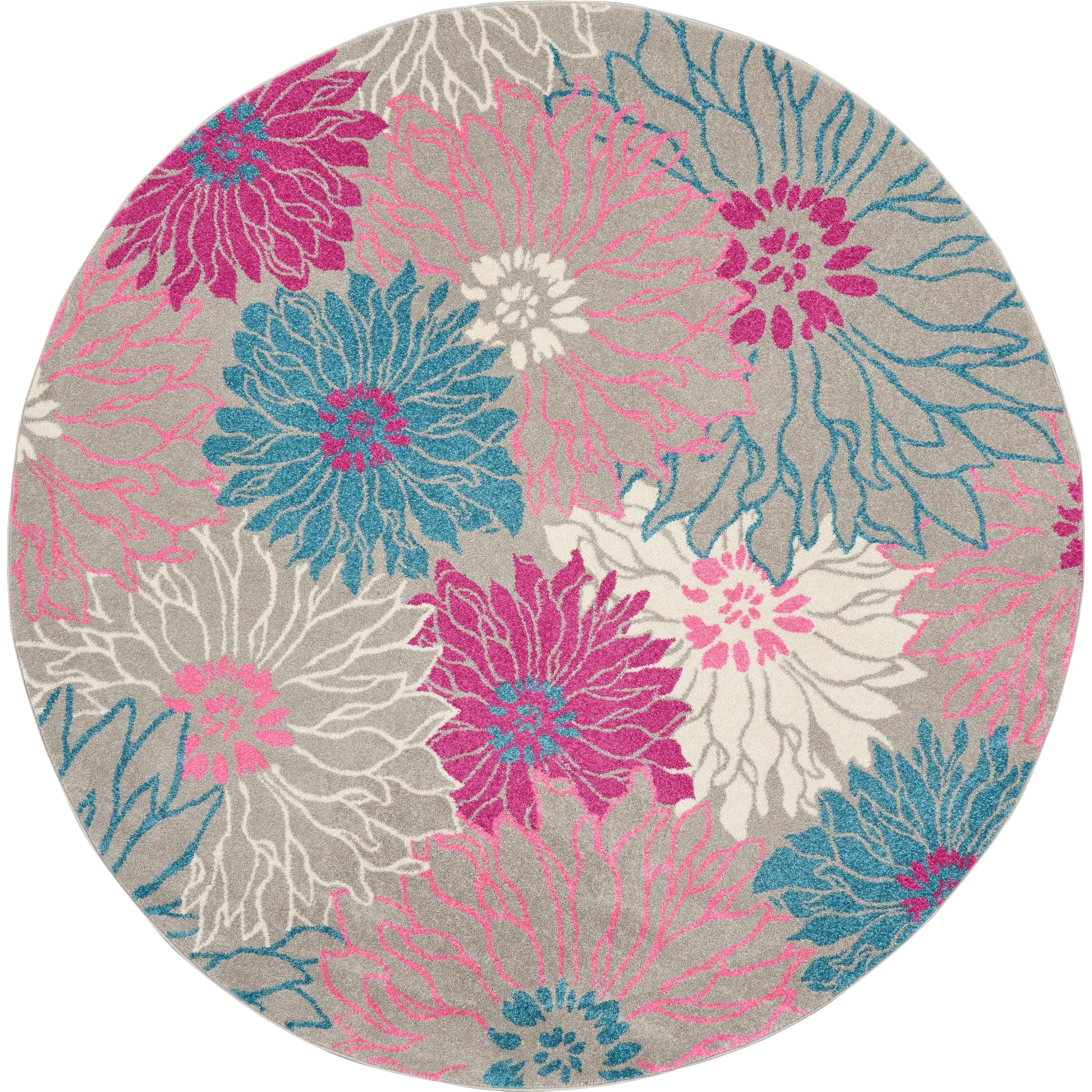 Nourison Passion Abstract Modern Floral Area Rug