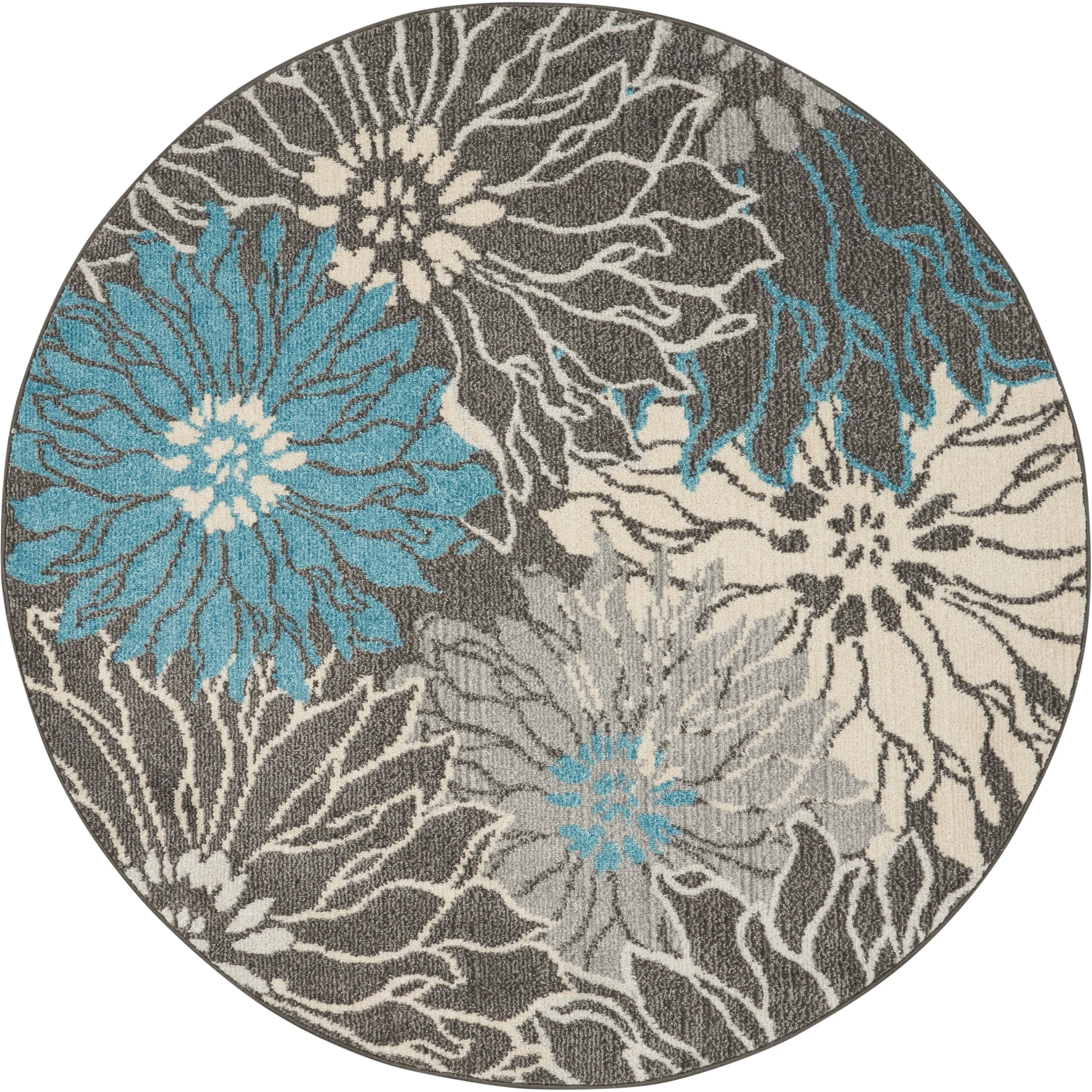 Nourison Passion Abstract Modern Floral Area Rug