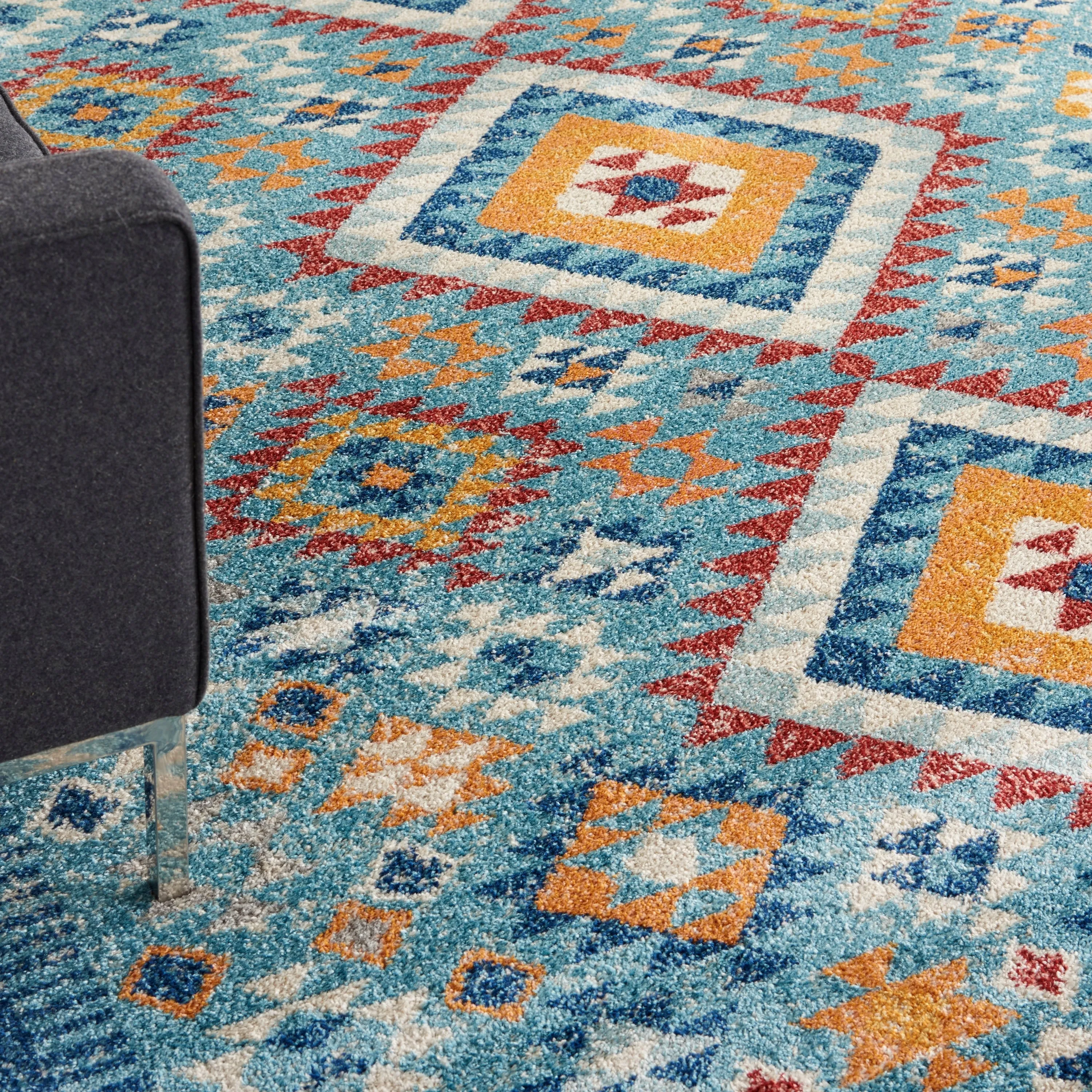 Nourison Passion Modern Boho Tribal Area Rug