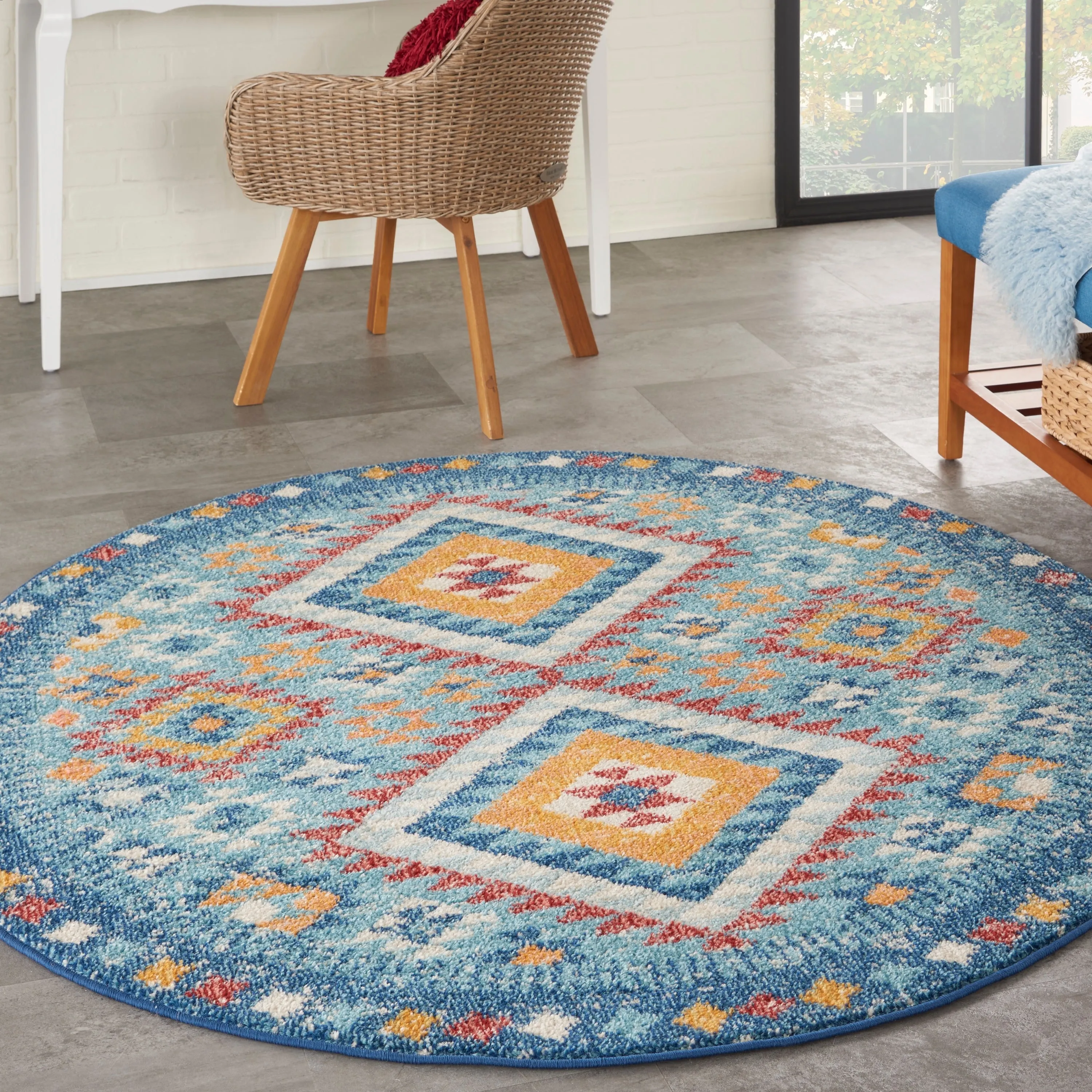 Nourison Passion Modern Boho Tribal Area Rug