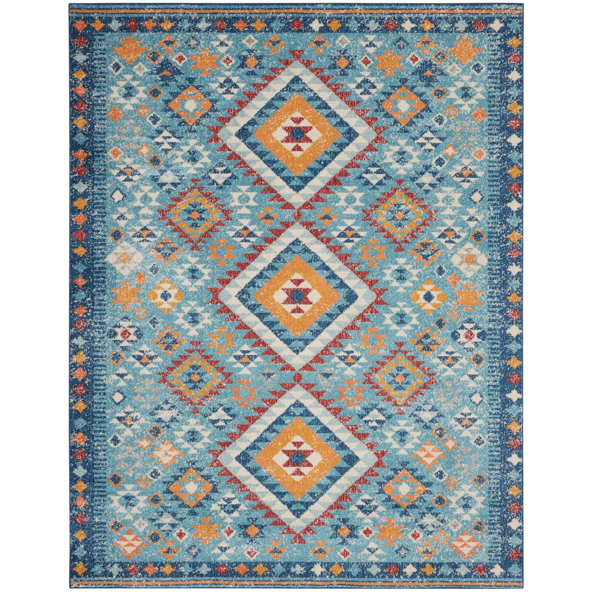 Nourison Passion Modern Boho Tribal Area Rug