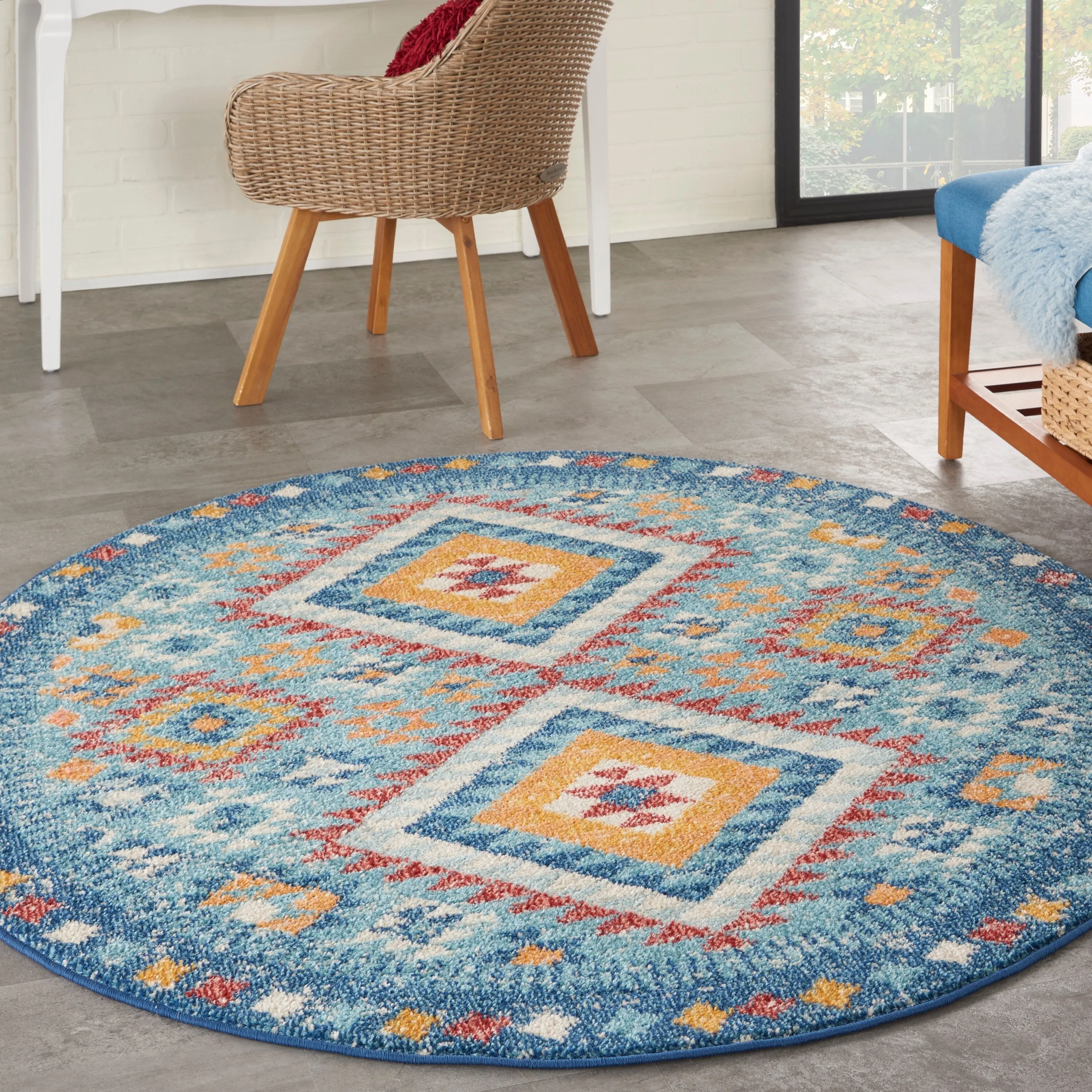 Nourison Passion Modern Boho Tribal Area Rug