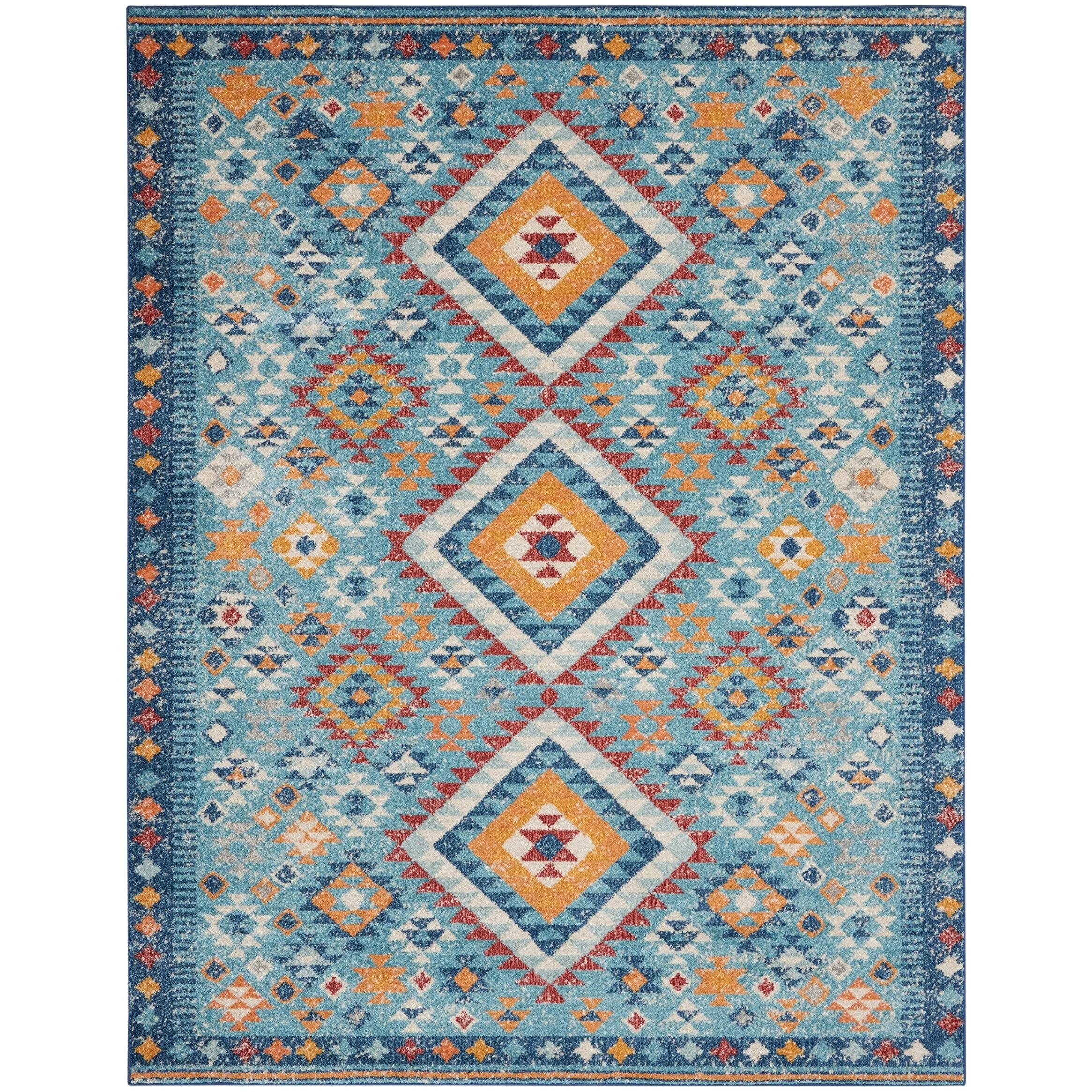 Nourison Passion Modern Boho Tribal Area Rug