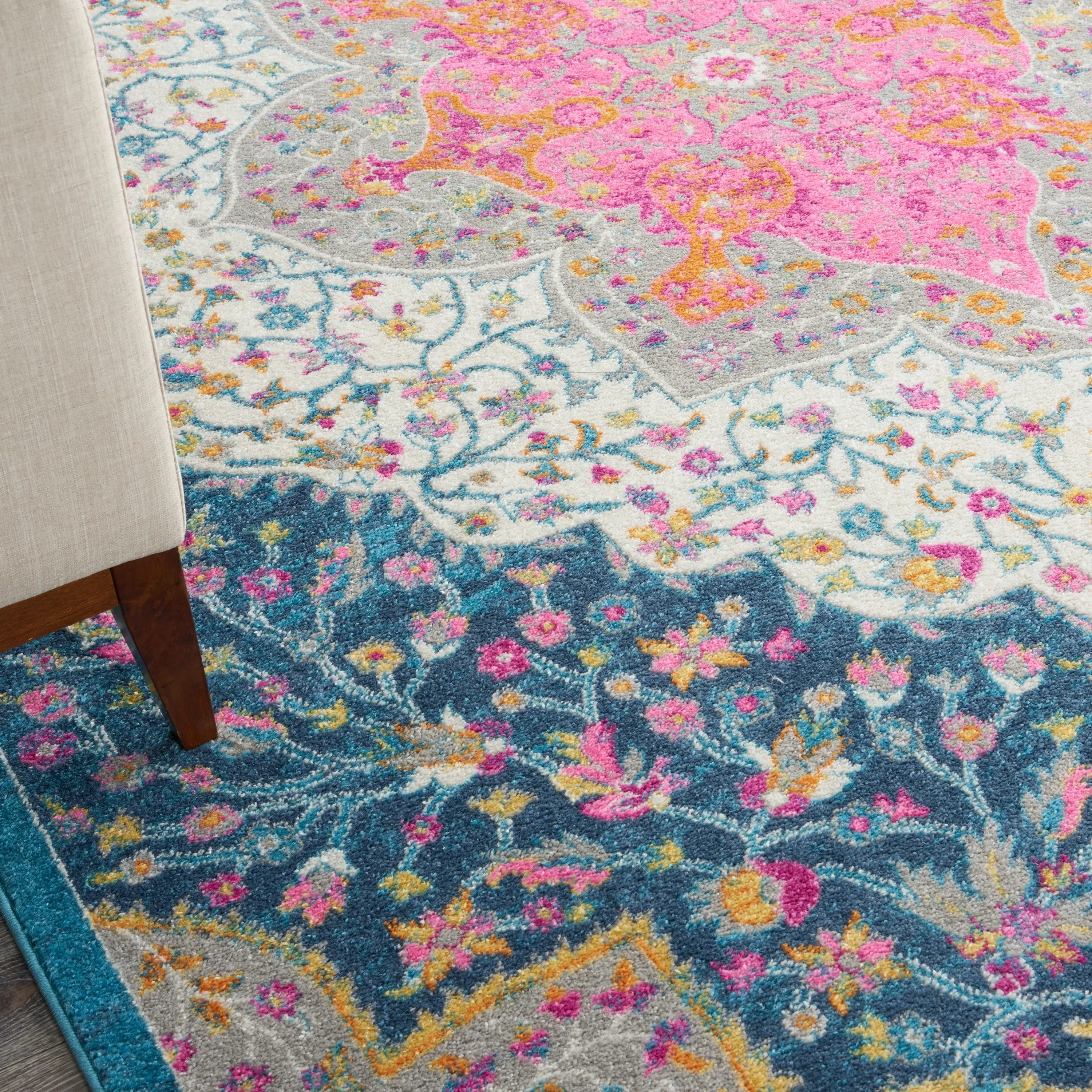 Nourison Passion Modern Persian Center Medallion Area Rug