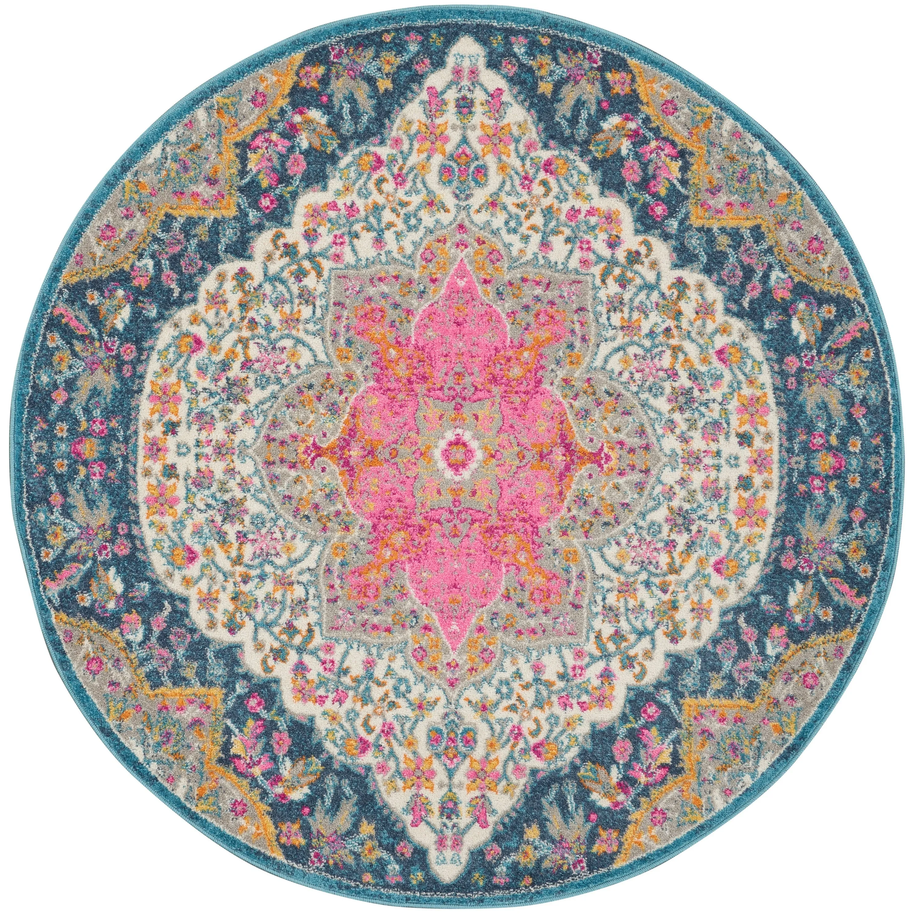 Nourison Passion Modern Persian Center Medallion Area Rug