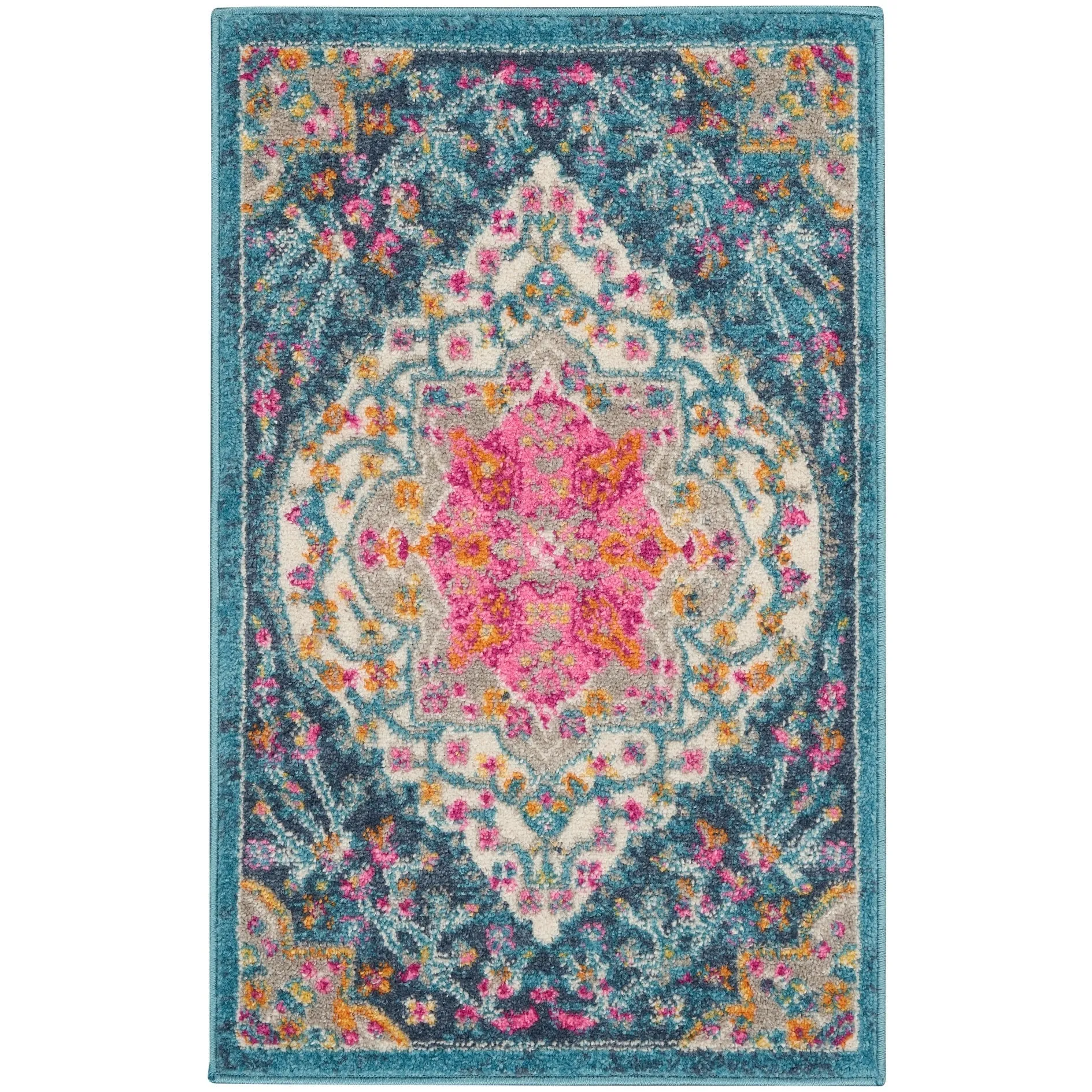 Nourison Passion Modern Persian Center Medallion Area Rug